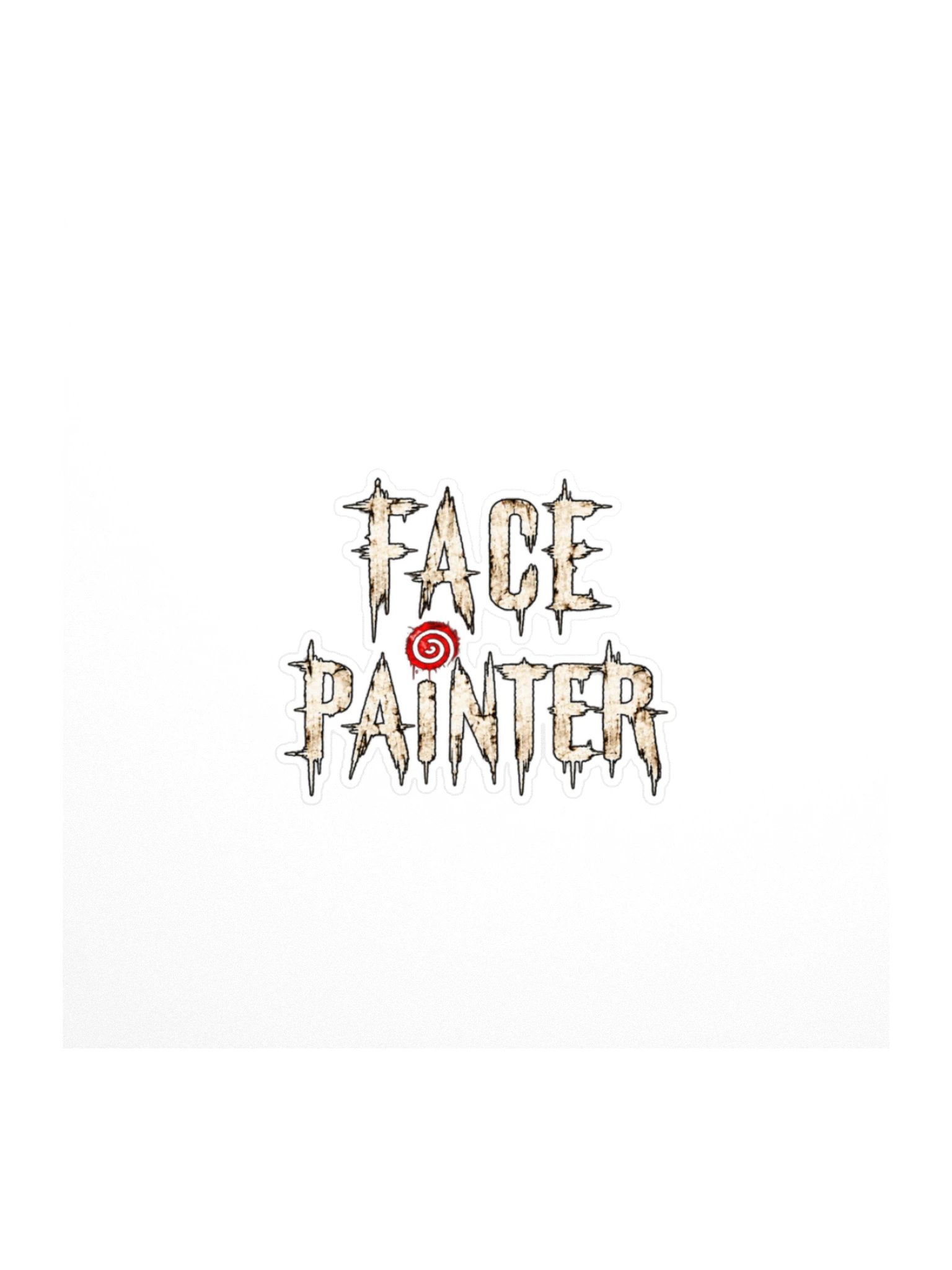Face Painter Twisted Games Kiss Cut Sticker product image (1)