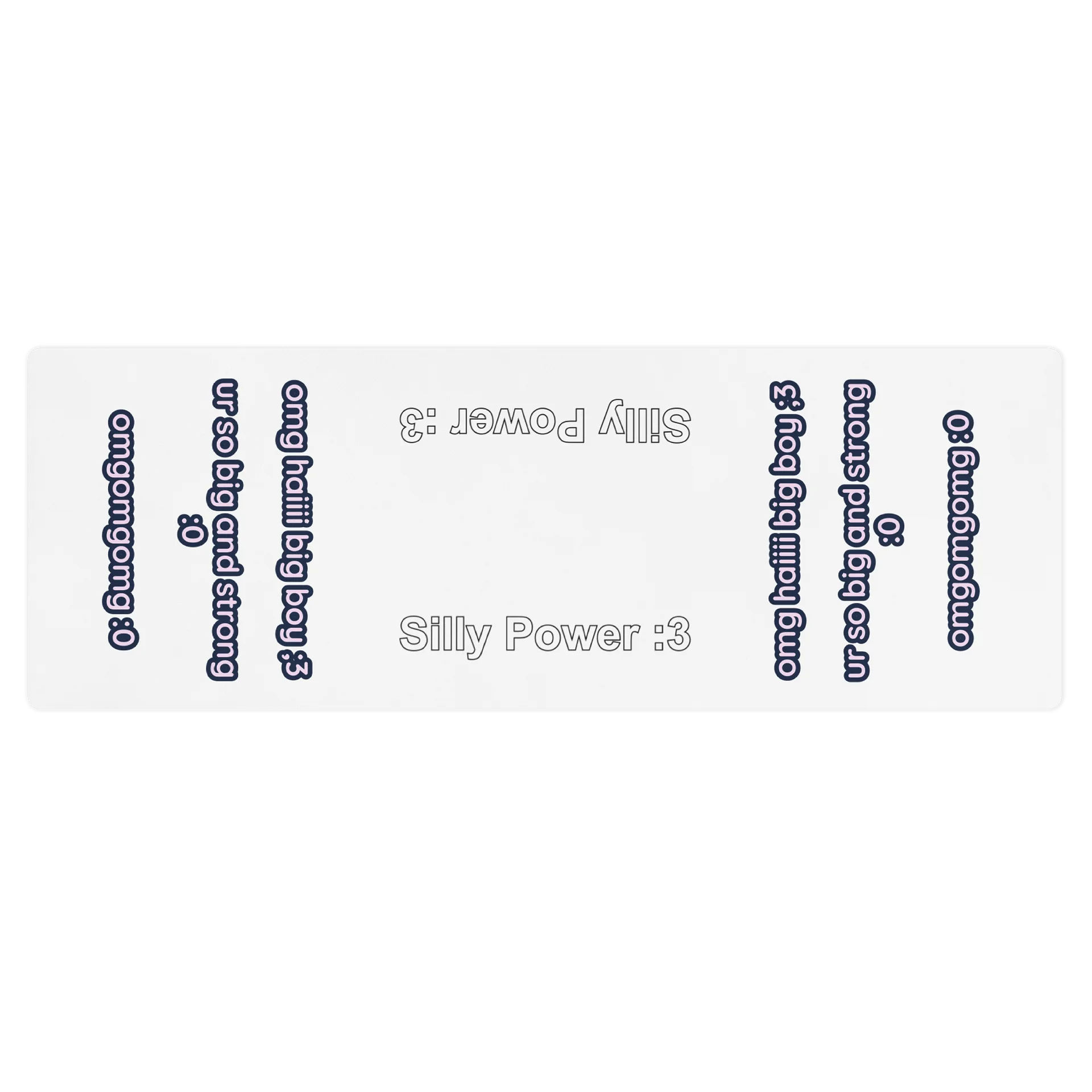 Silly Power :3 Yoga Mat (has a crush on you) product image (1)
