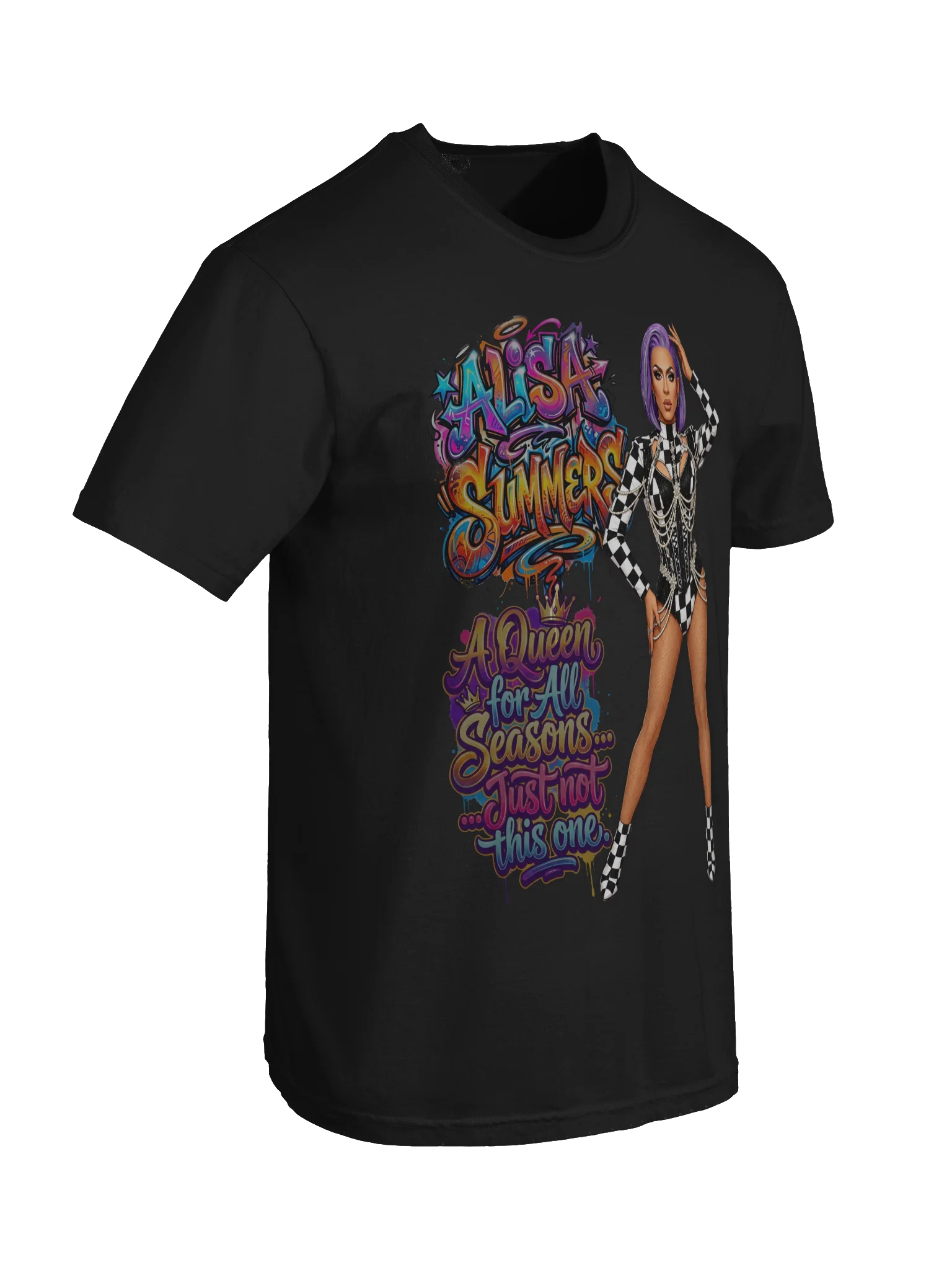 Queen for All Seasons Heavyweight Tee — Black product image (6)