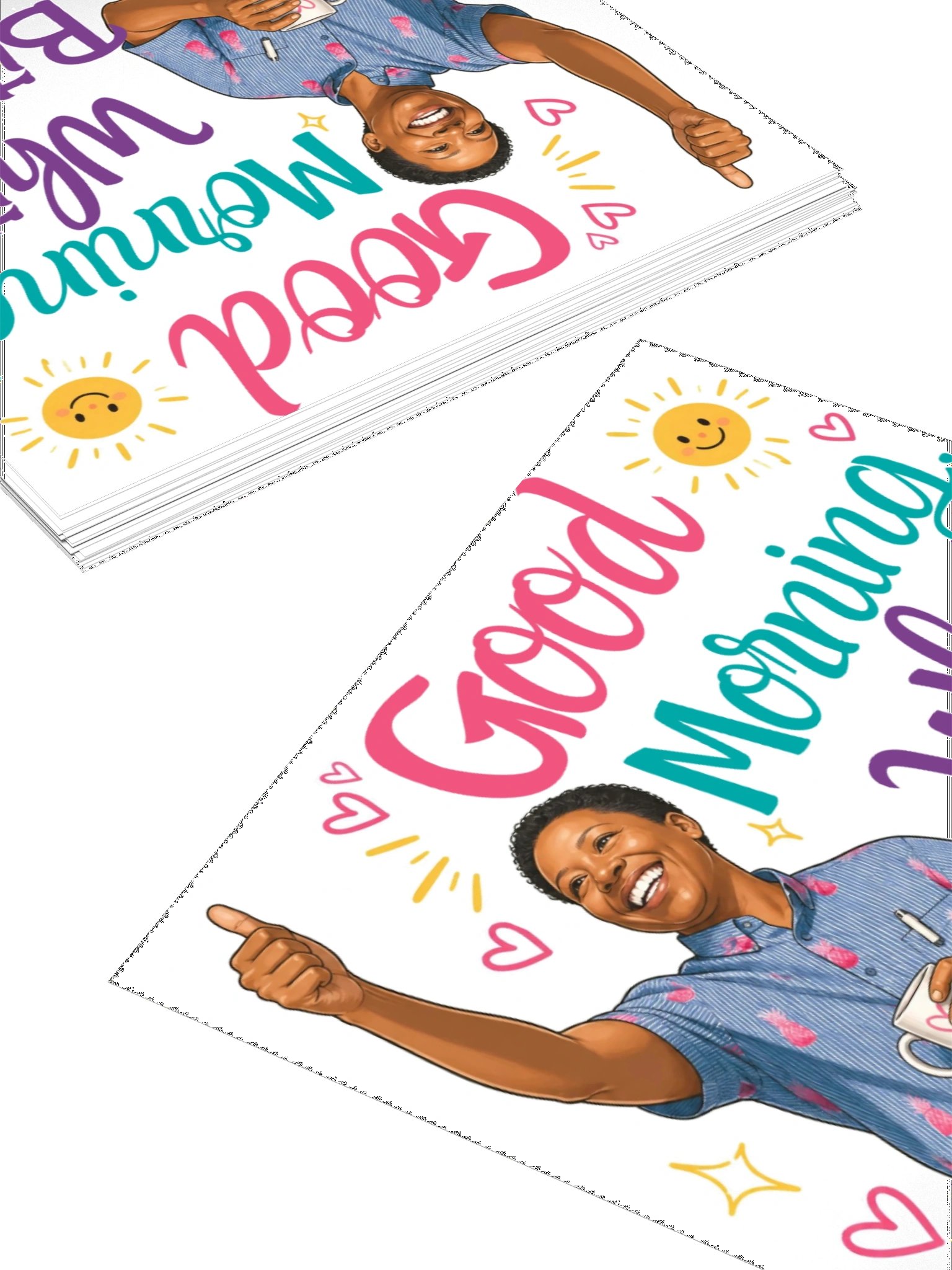 Good Morning, White B*tches Sticker product image (4)