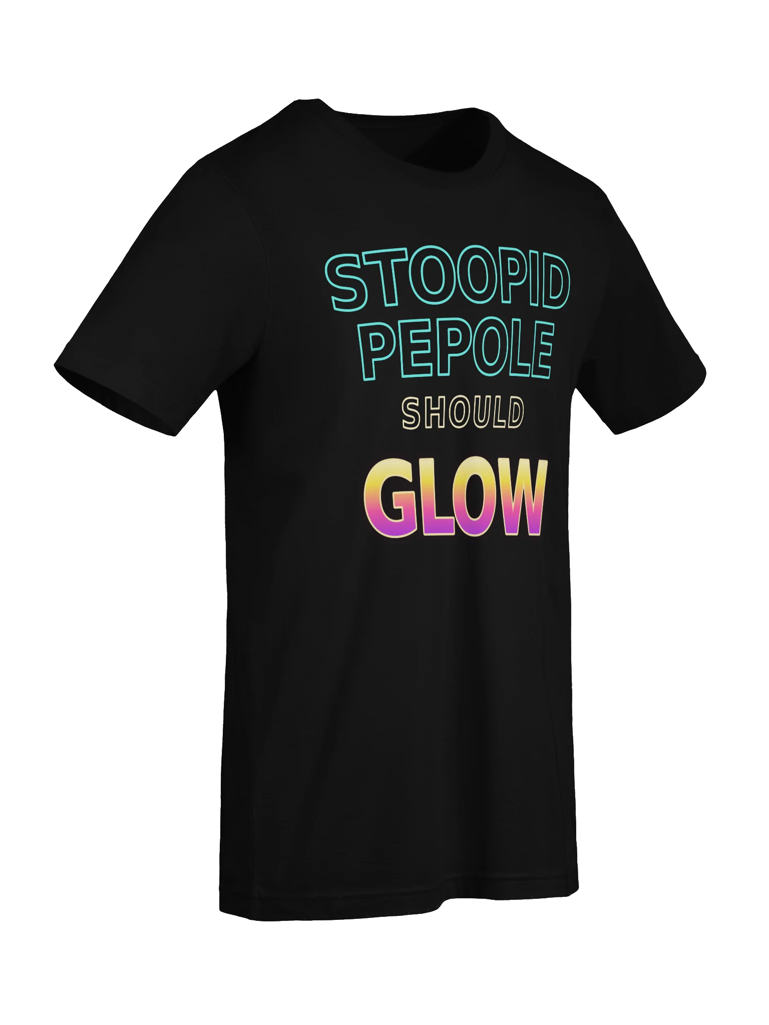 Stoopid Pepole Should Glow (Black/Navy) product image (2)