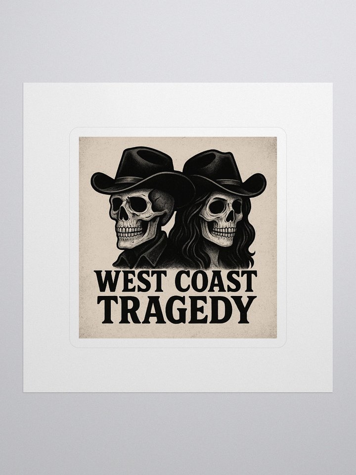 Vintage Western Skeleton Stickers product image (1)