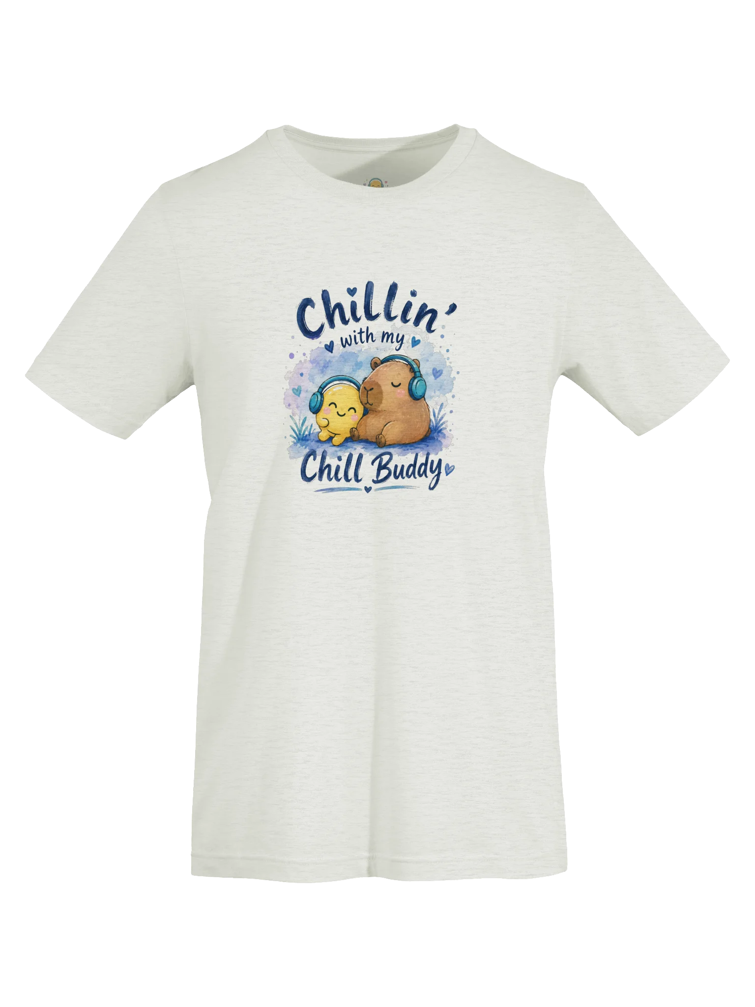 Chillin’ With My Chill Buddy T-Shirt | Smilo & Capybara product image (6)