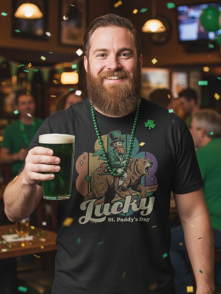 Lucky Bear Rider T-Shirt product image (2)