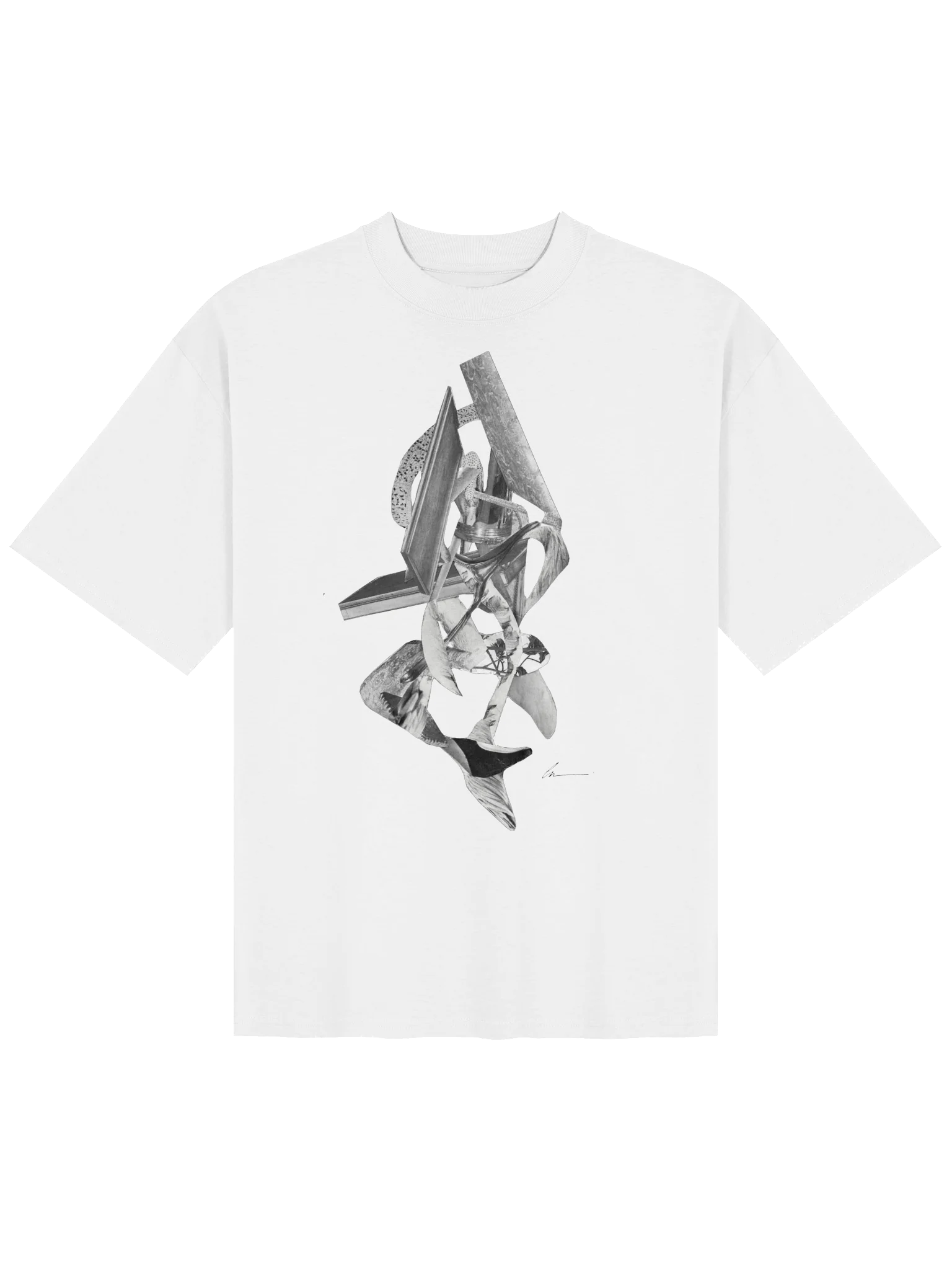 002 FRAGMENTATION UNISEX OVERSIZED T-SHIRT WT 26 product image (1)