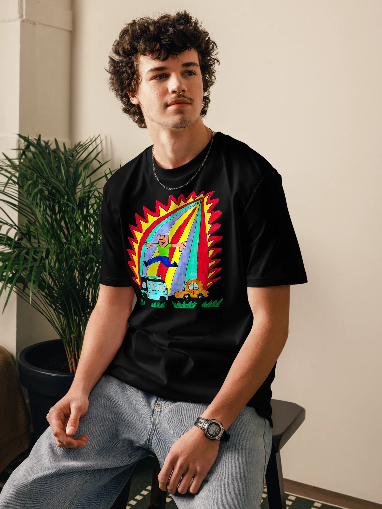 Rays of Freedom Unisex Organic Tee product image (4)