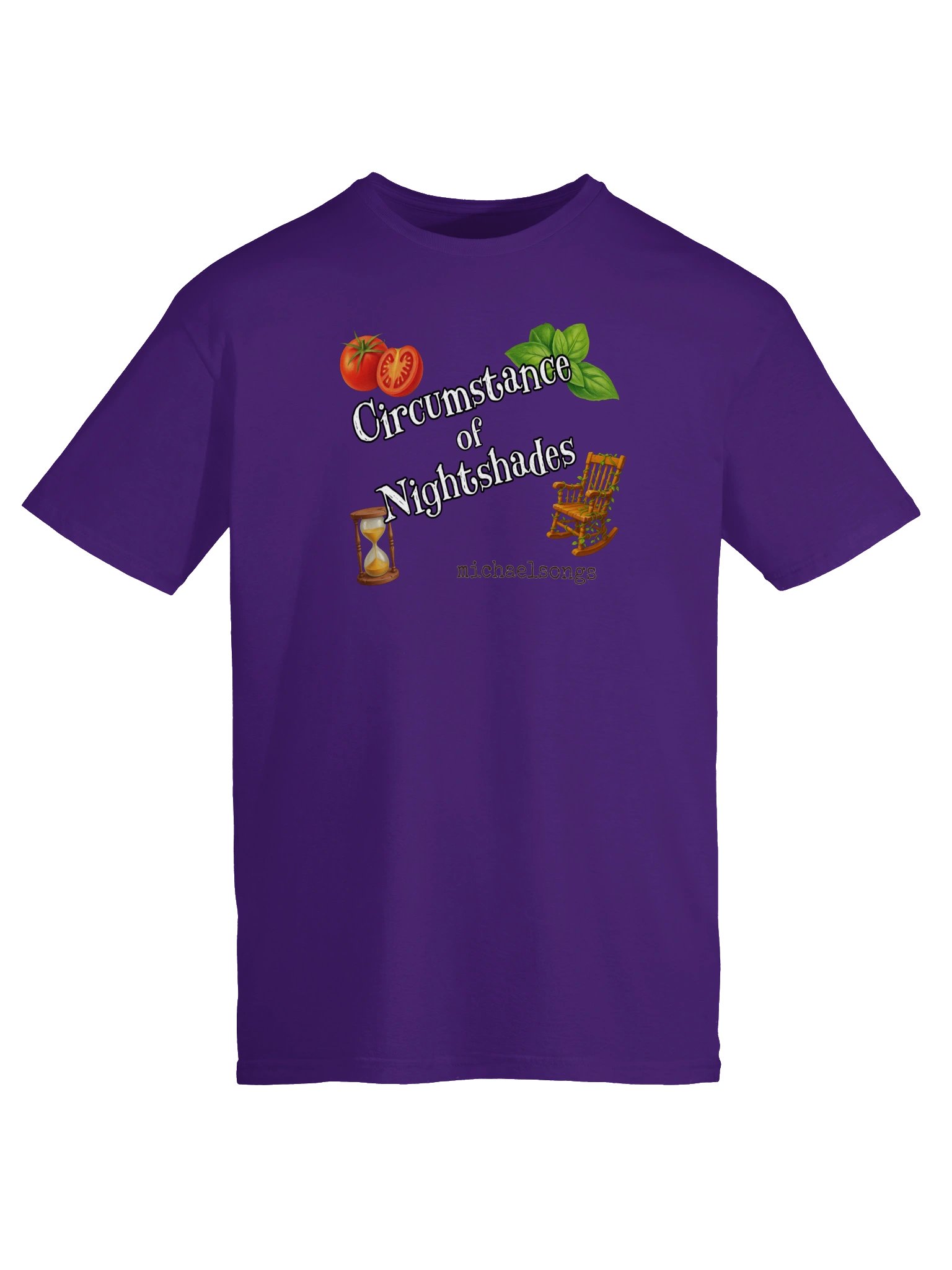 supersoft tee w/Circumstance of Nightshades graphic & lyrics product image (1)