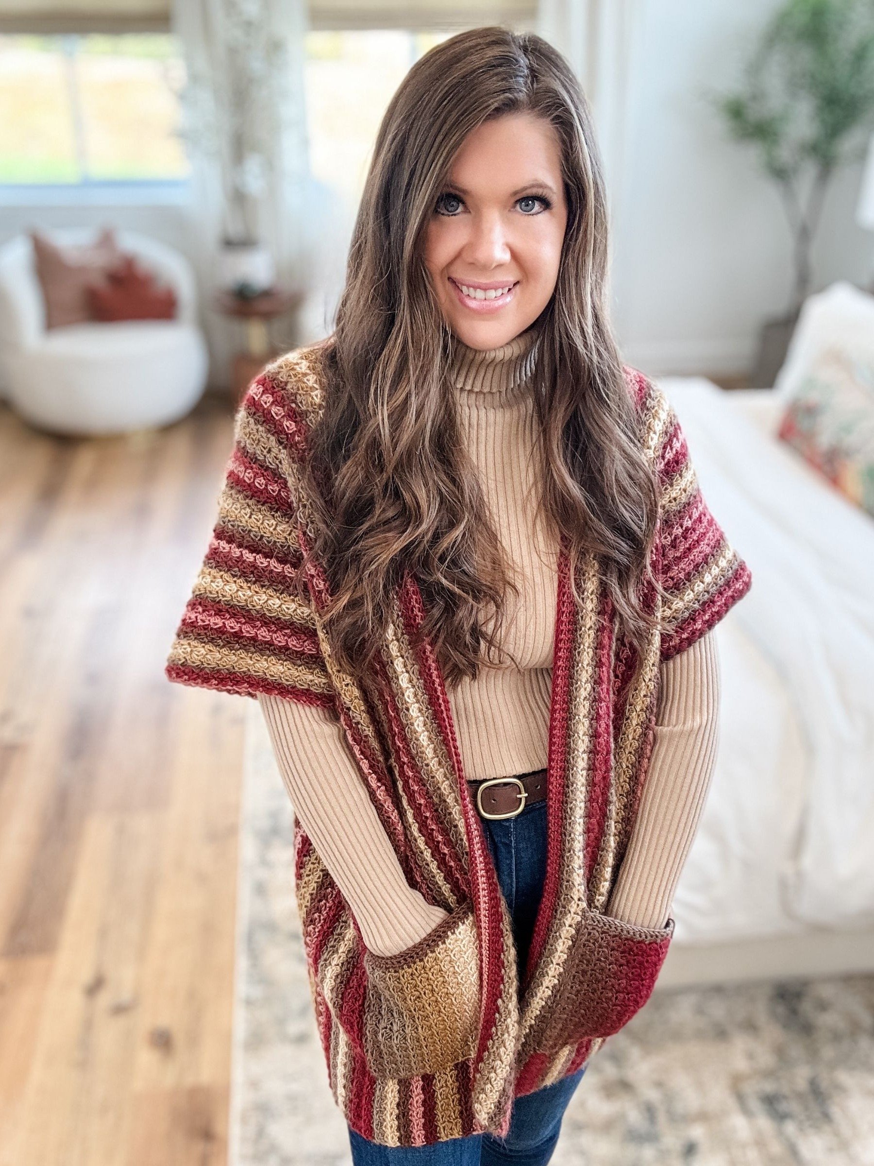 The Suzette Ruana Crochet Pattern product image (5)