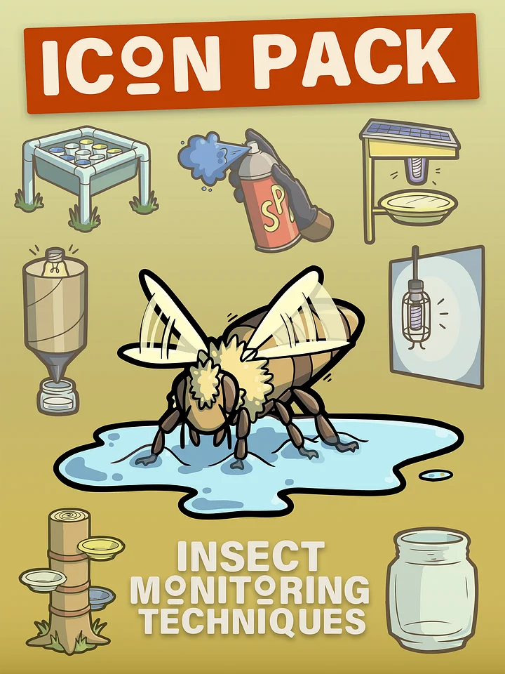 Insect Monitoring Techniques - Icon Pack product image (1)