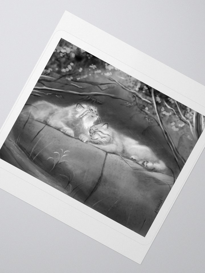 Bol & Polly Tribute (B&W) - Sticker product image (2)