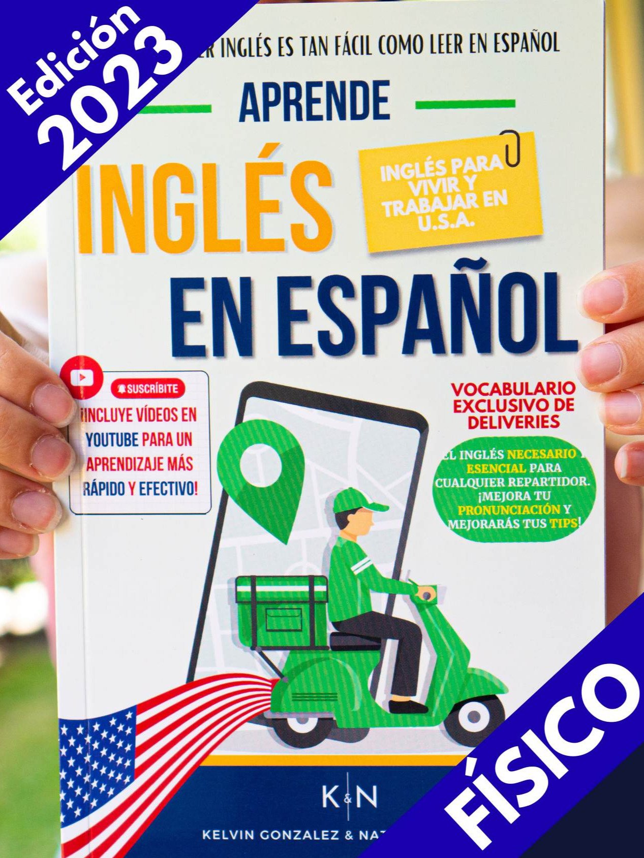 EDICIÓN 2023 Vocabulario Delivery - Aprende Inglés con Pronunciación en Español - para latinos / hispanos - KNinglés product image (1)