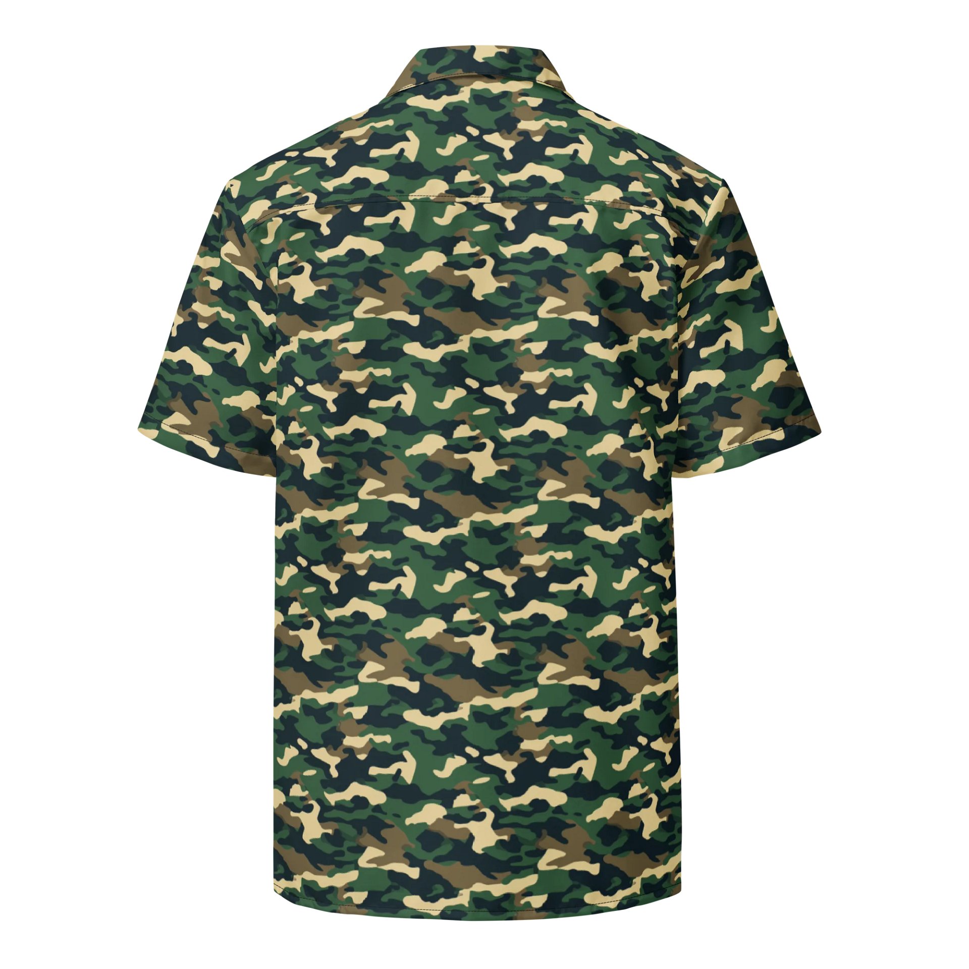 Jungle Camo Men’s Button-Up Shirt product image (2)