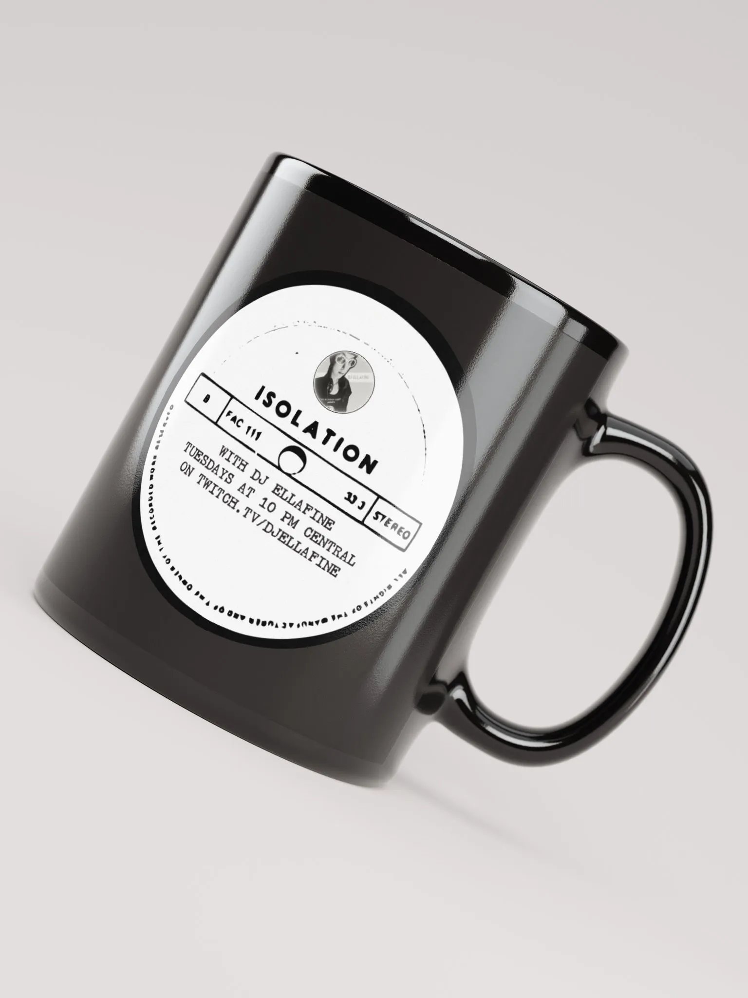 Isolation Logo - Black Mug product image (8)