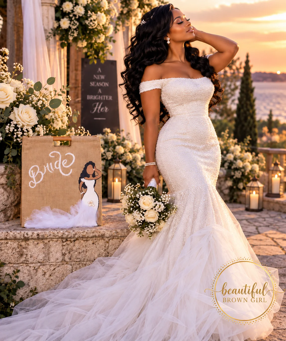 Beautiful Brown Girl Signature Bridal Bag product image (2)