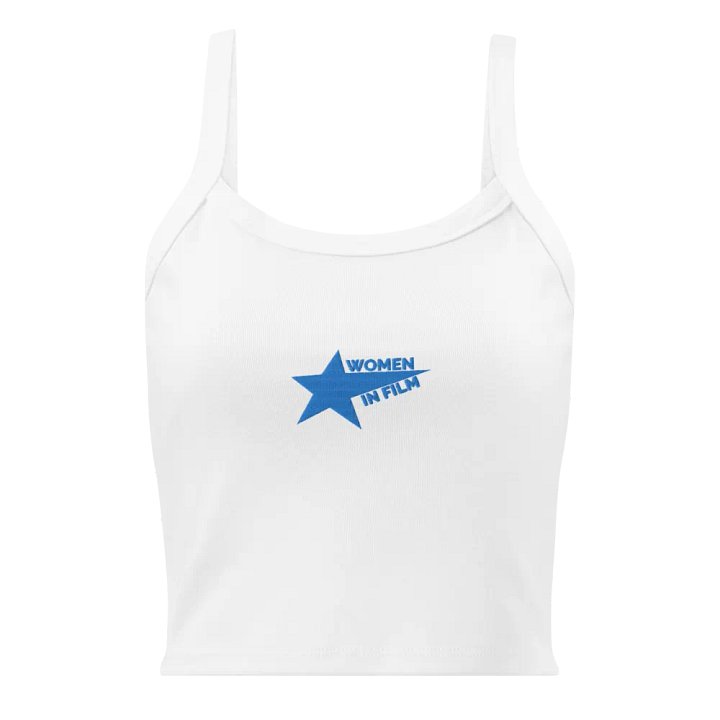 WIF STAR Blue Embroidered Tank product image (1)