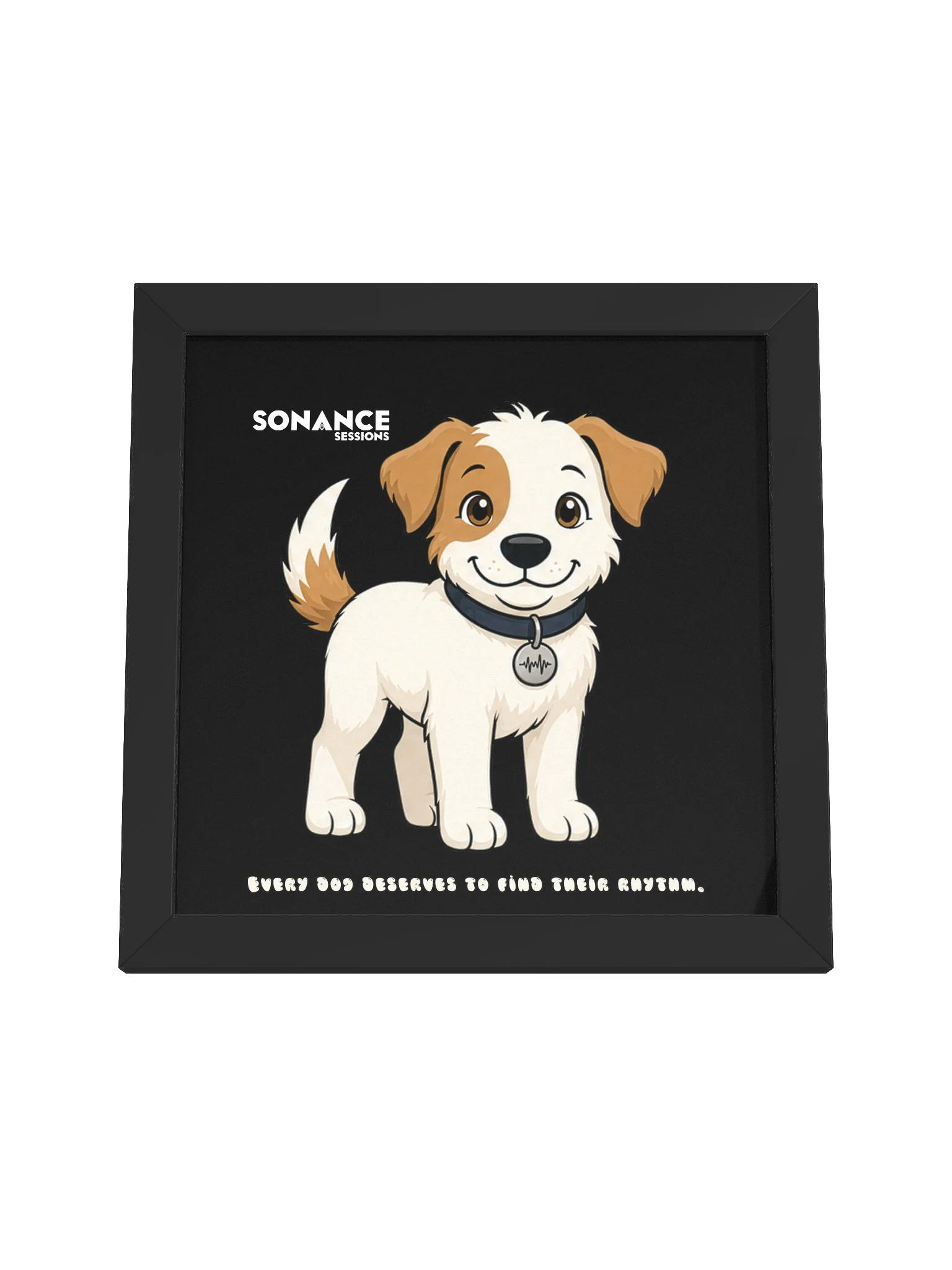 Sonance Dog Framed Matte Poster (Stand) product image (4)