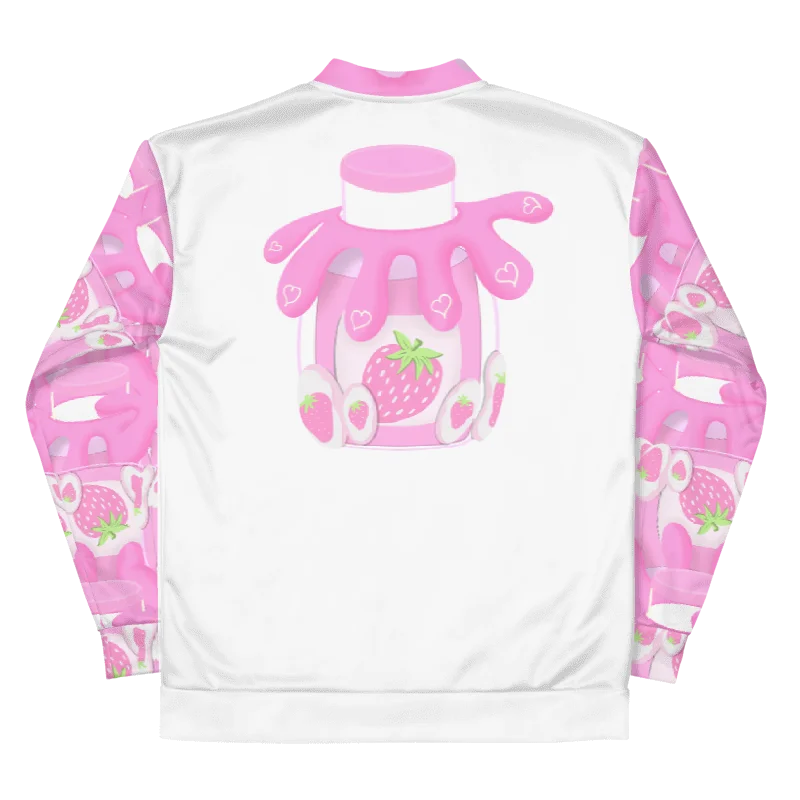 Strawberry Milk Bomber Jacket product image (1)