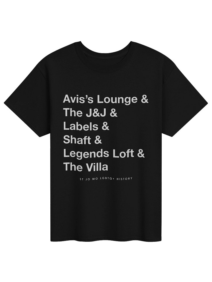 B&W St. Joe MO LGBTQ+ Drag Bar History - Adult T product image (1)