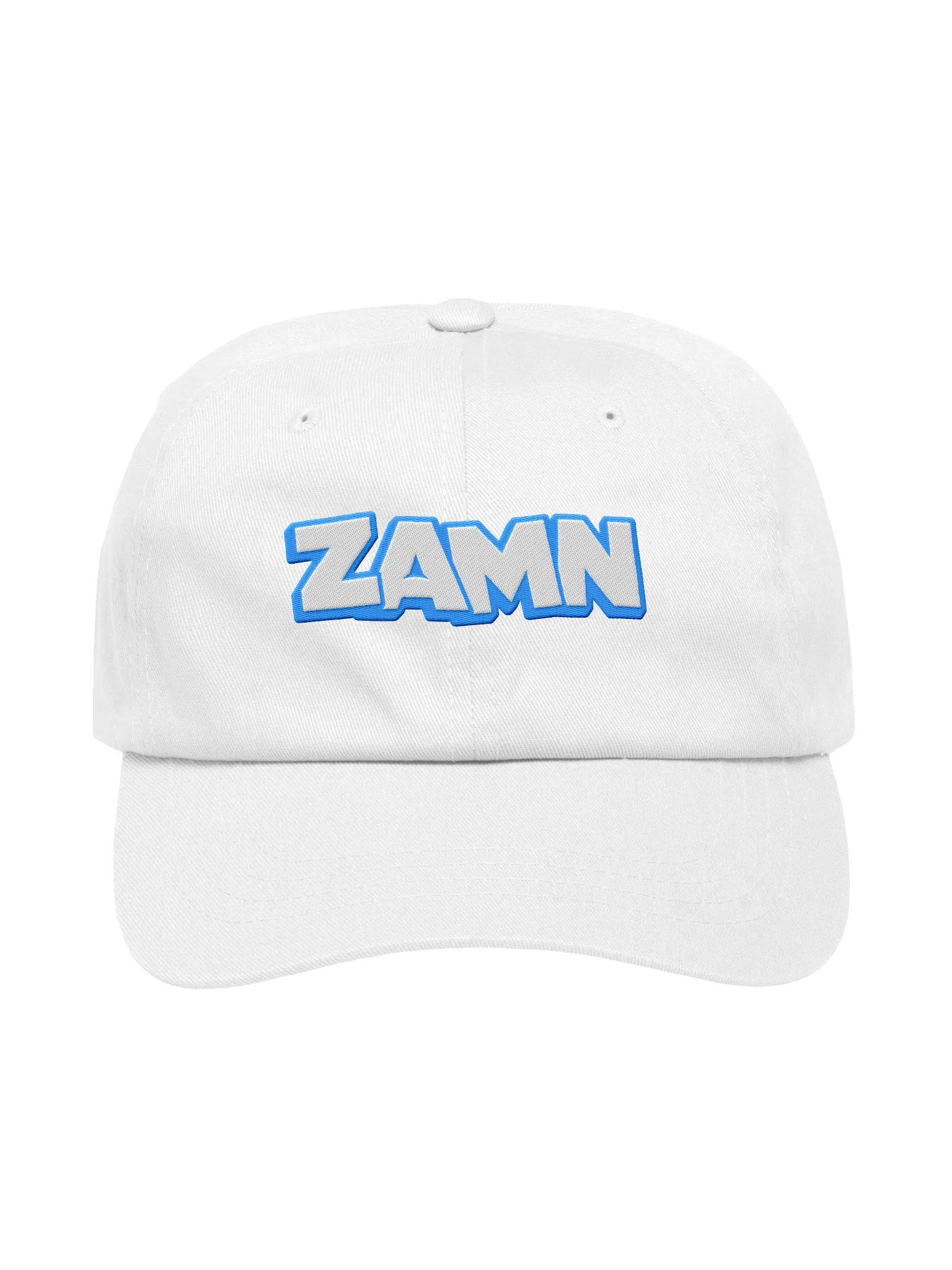 ZAMN Invisi-Logo Dad Hat: White product image (6)