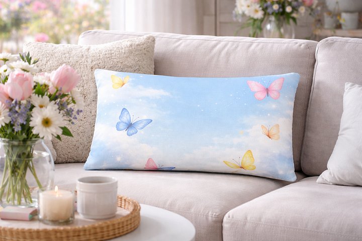 Spring Butterfly Dream Decorative Pillow product image (1)