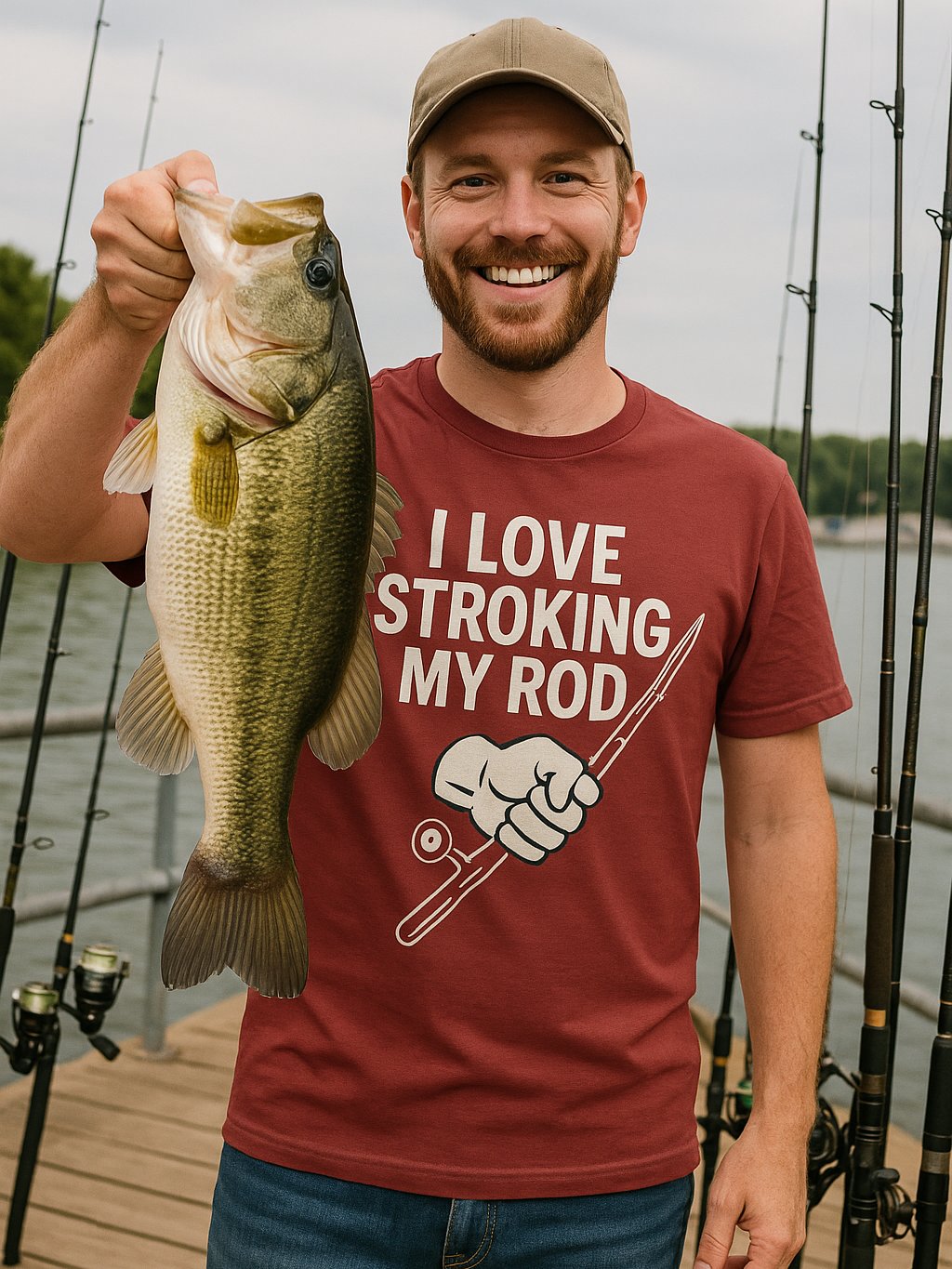 Stroking My Rod Tee product image (36)