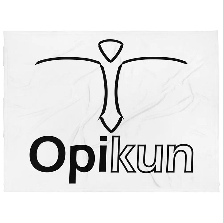 Opikun - Black - Tblan Throw Blanket product image (1)