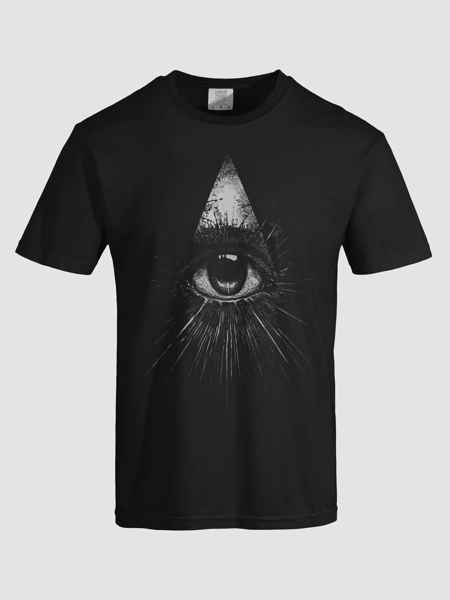 All Seeing Eye Black Short-Sleeve Graphic T-Shirt product image (7)