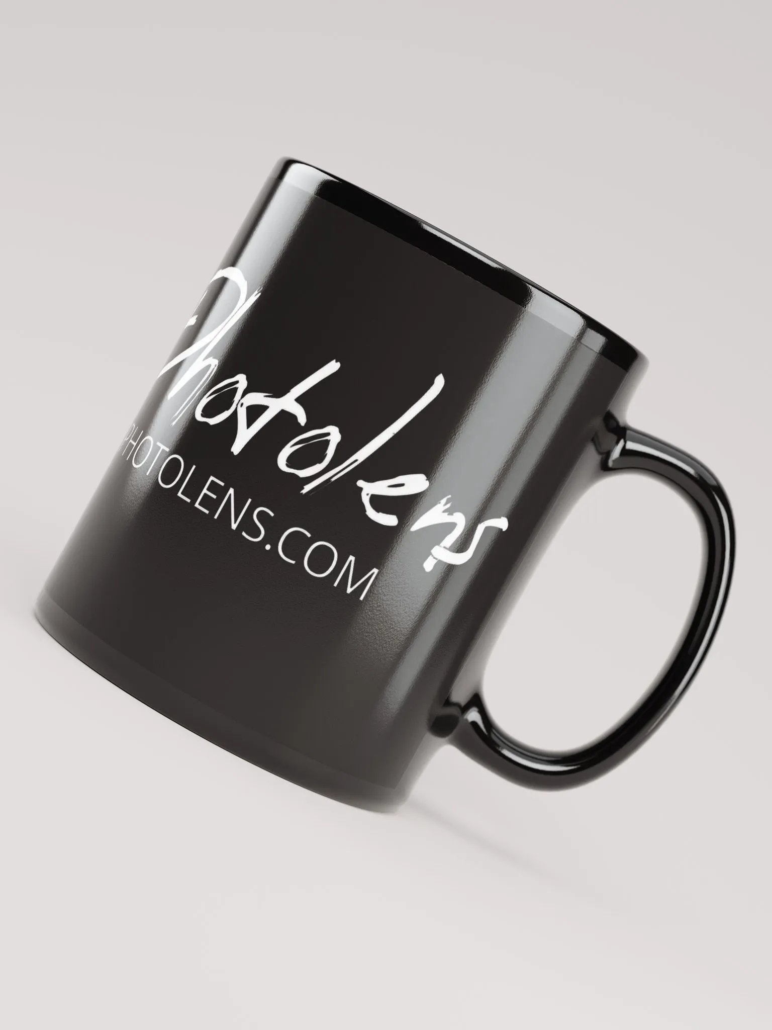 Taza negra brillante product image (8)
