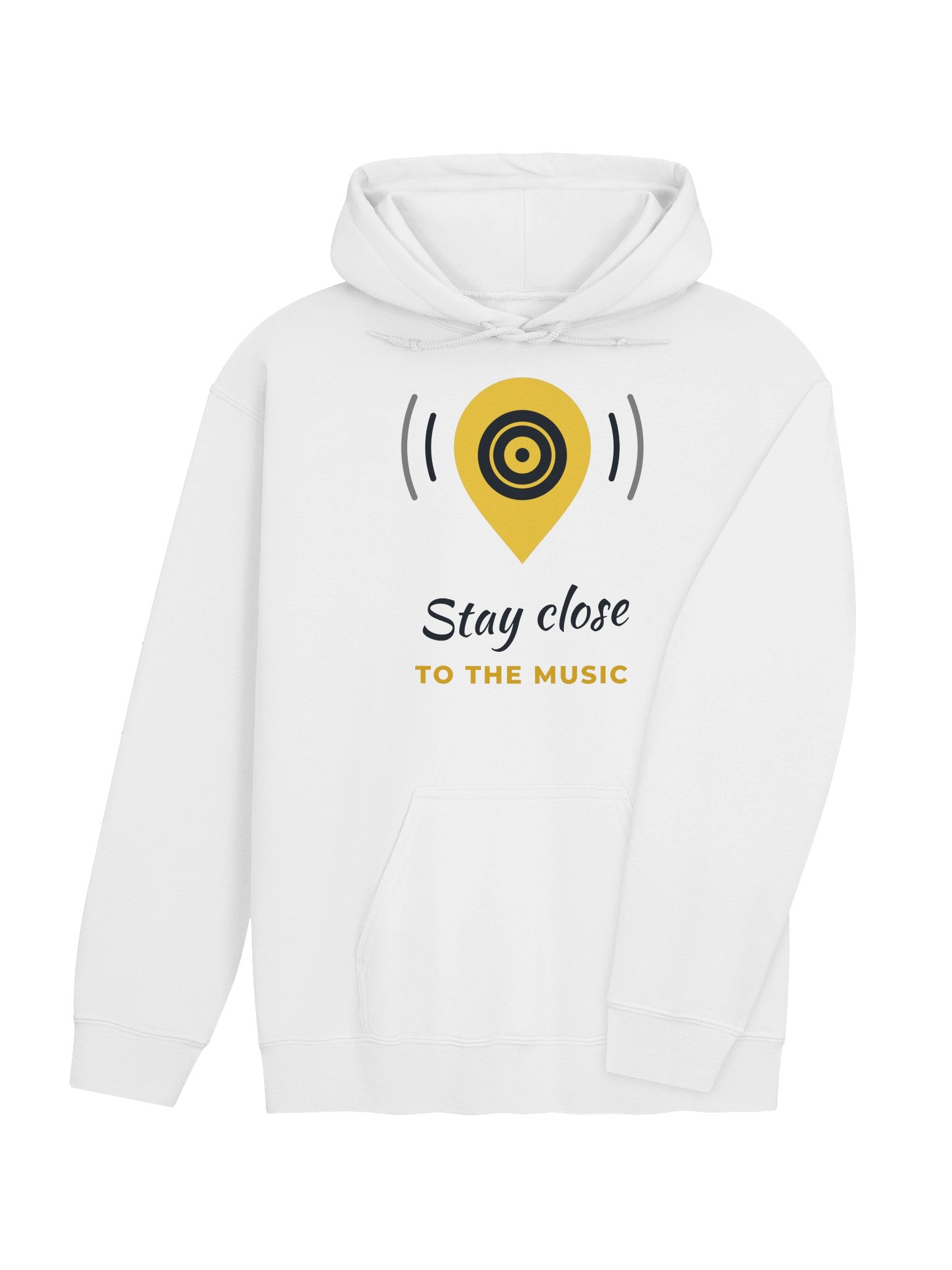 Stay Close to the Music Hoodie (White) product image (4)