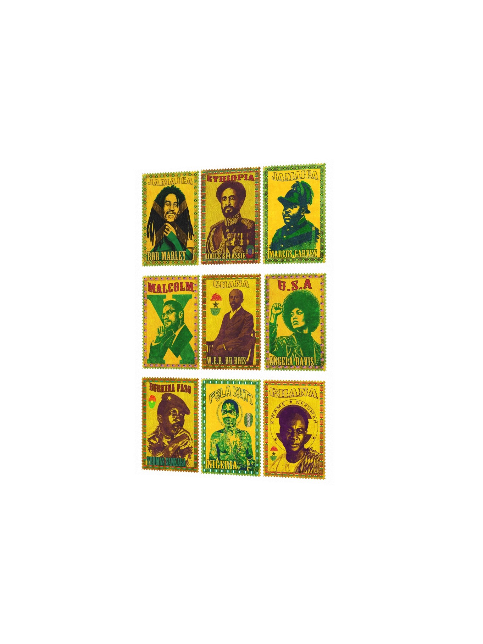 Pan-African Legacy Poster — 9 Icons of African & Diaspora Liberation product image (3)
