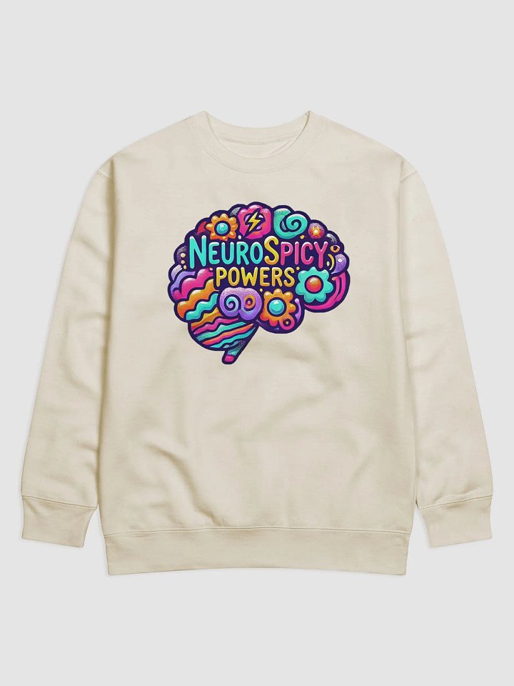 Neurospicy Powers Crewneck Sweatshirt product image (3)