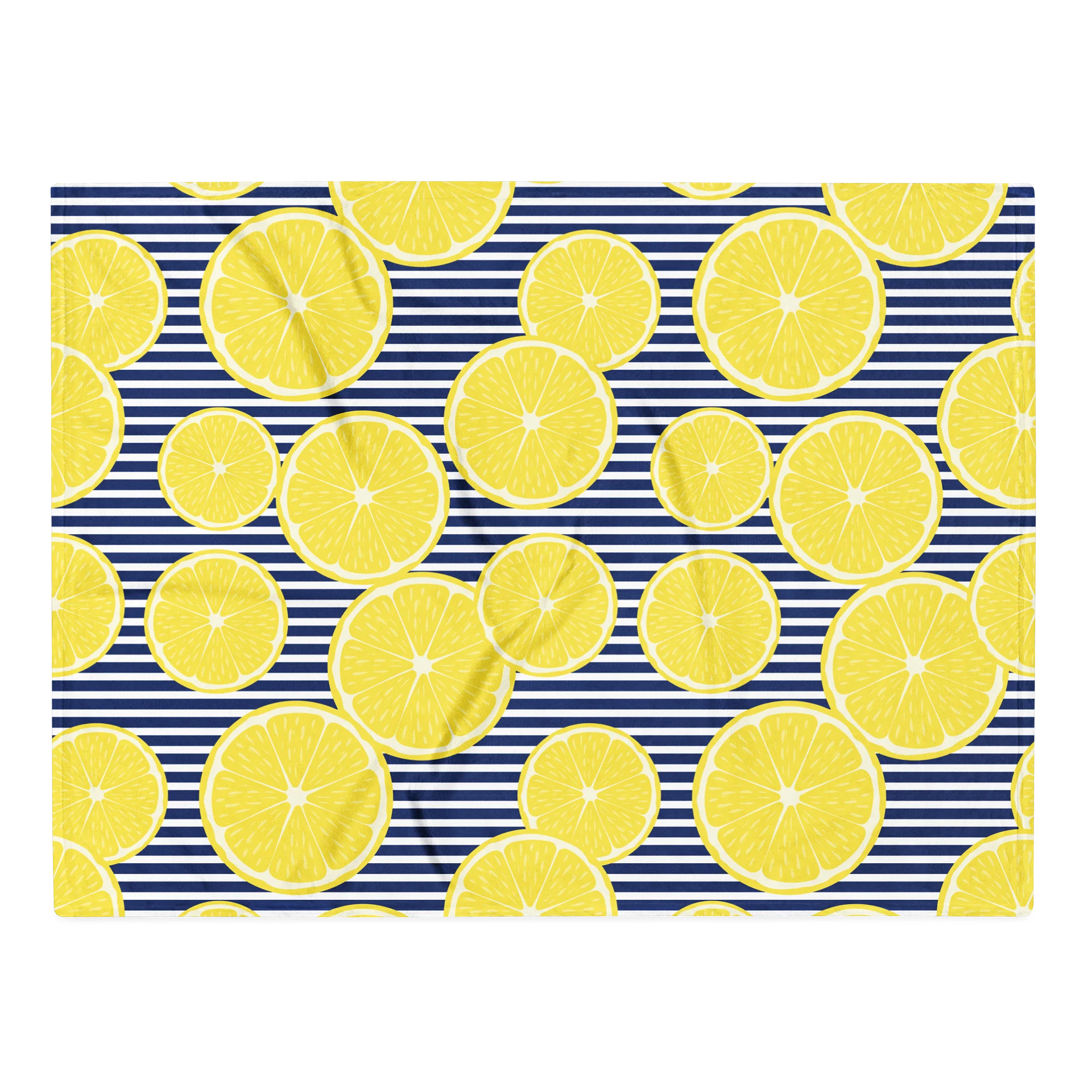 Tropical Lemon Patterned Throw Blanket for a Fresh Home Look product image (2)