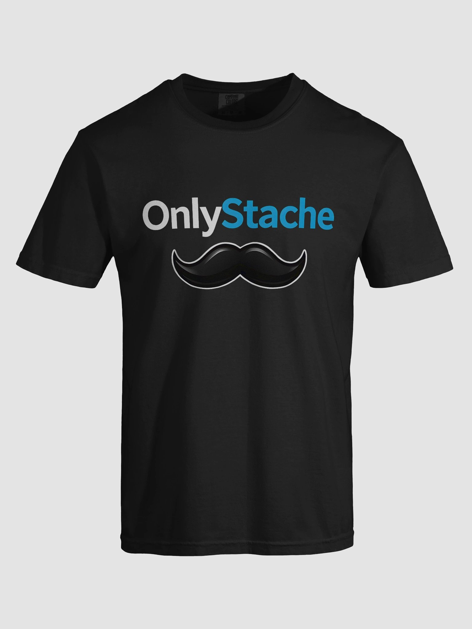 OnlyStache w/ PayasoMax on back Tee! product image (7)