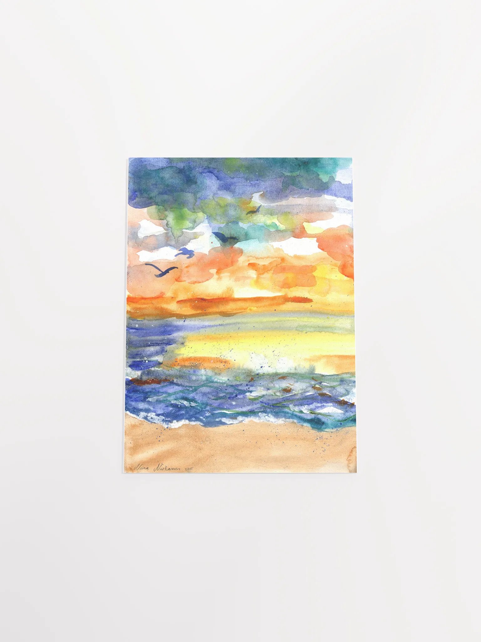 Playful Sea Art Print product image (4)