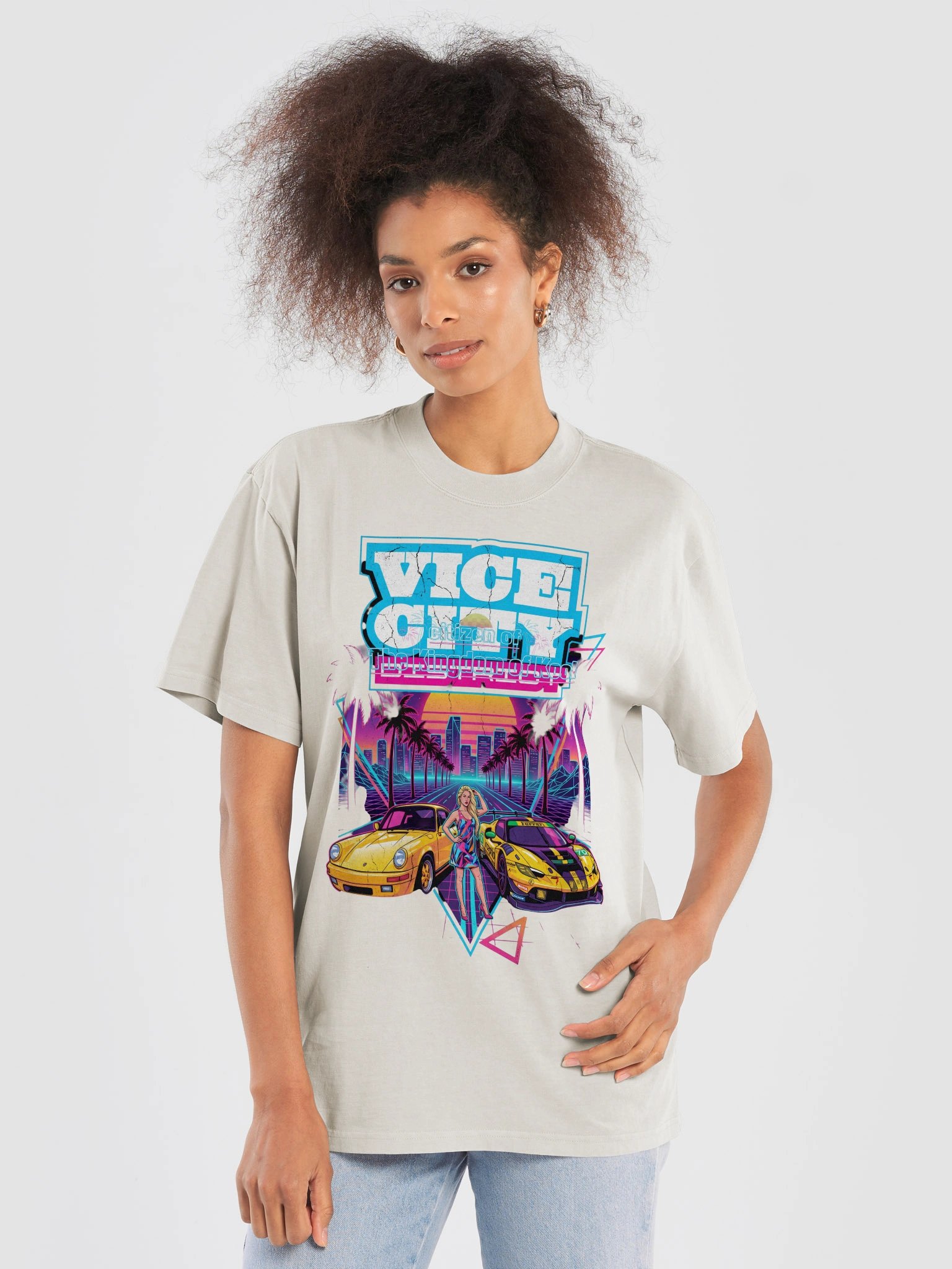 Vice City District Vaporwave Tee product image (29)