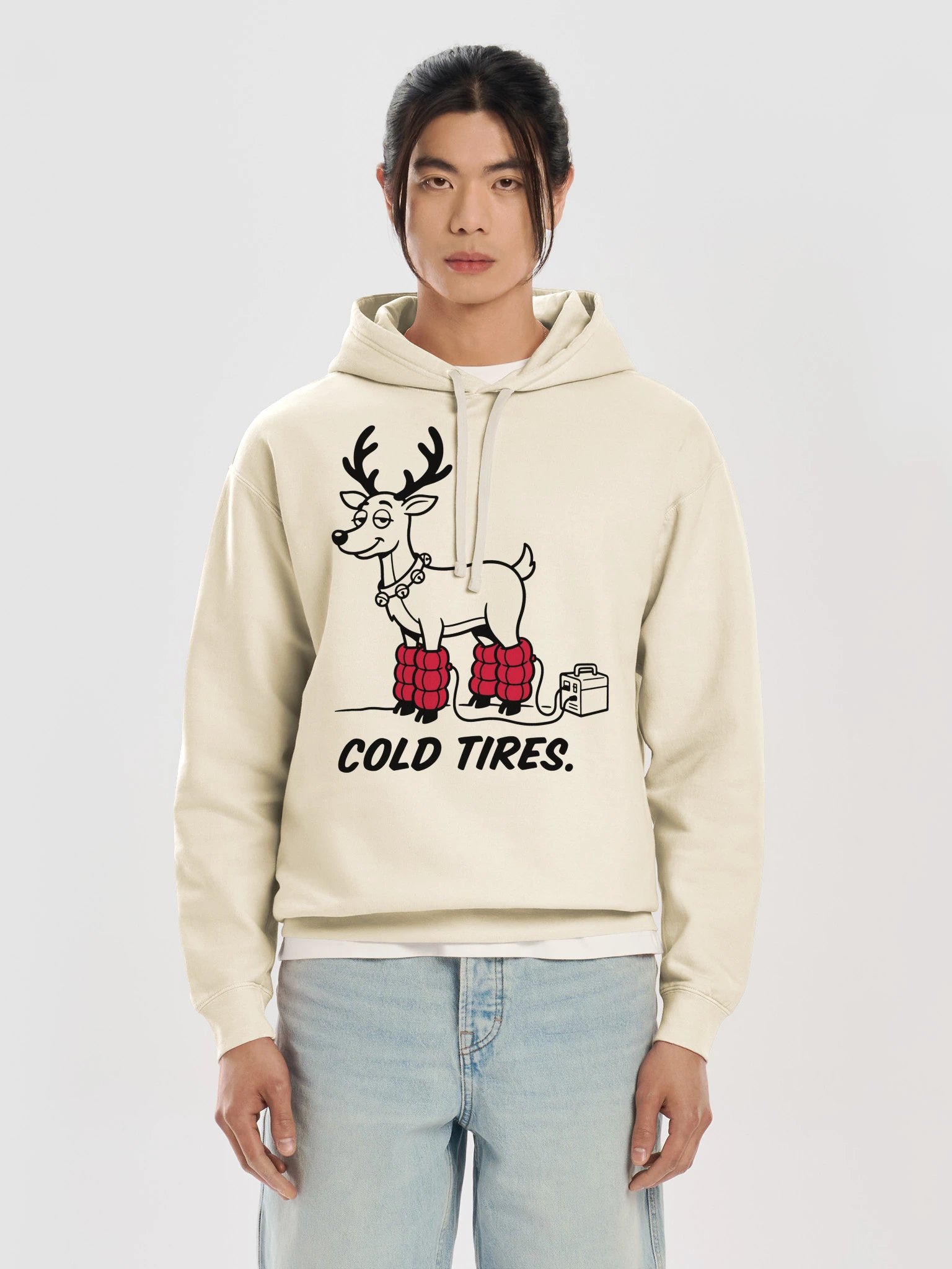 Cold Tires. Reindeer Hoodie product image (9)