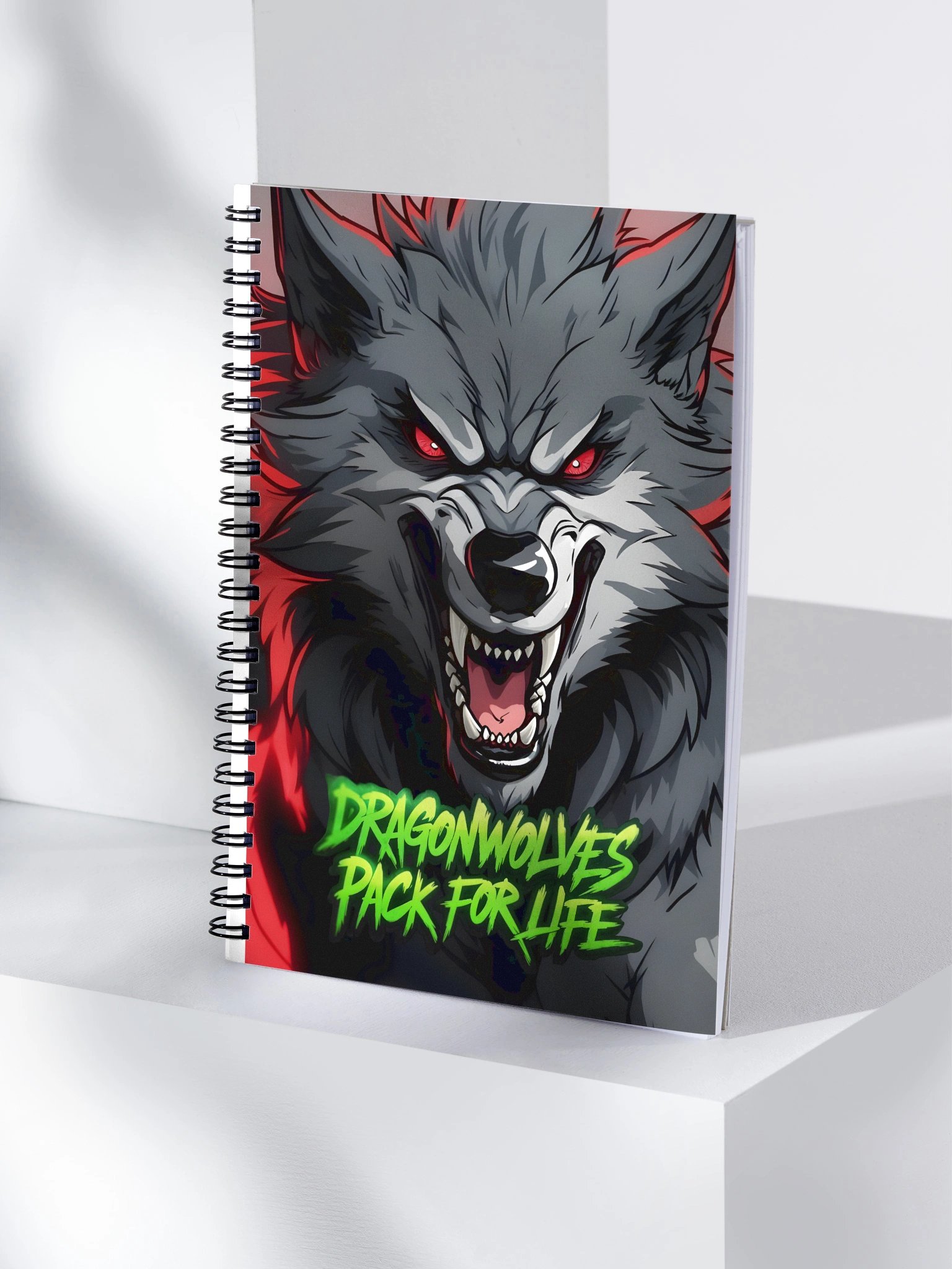 Dragonwolves Pack Spiral Notebook product image (4)