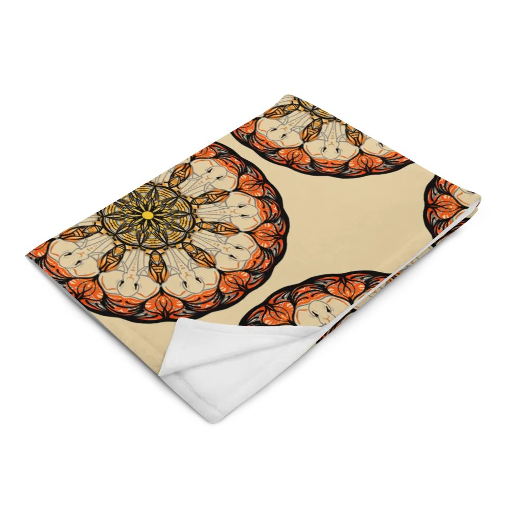 Mandala Elephants Throw Blanket product image (5)