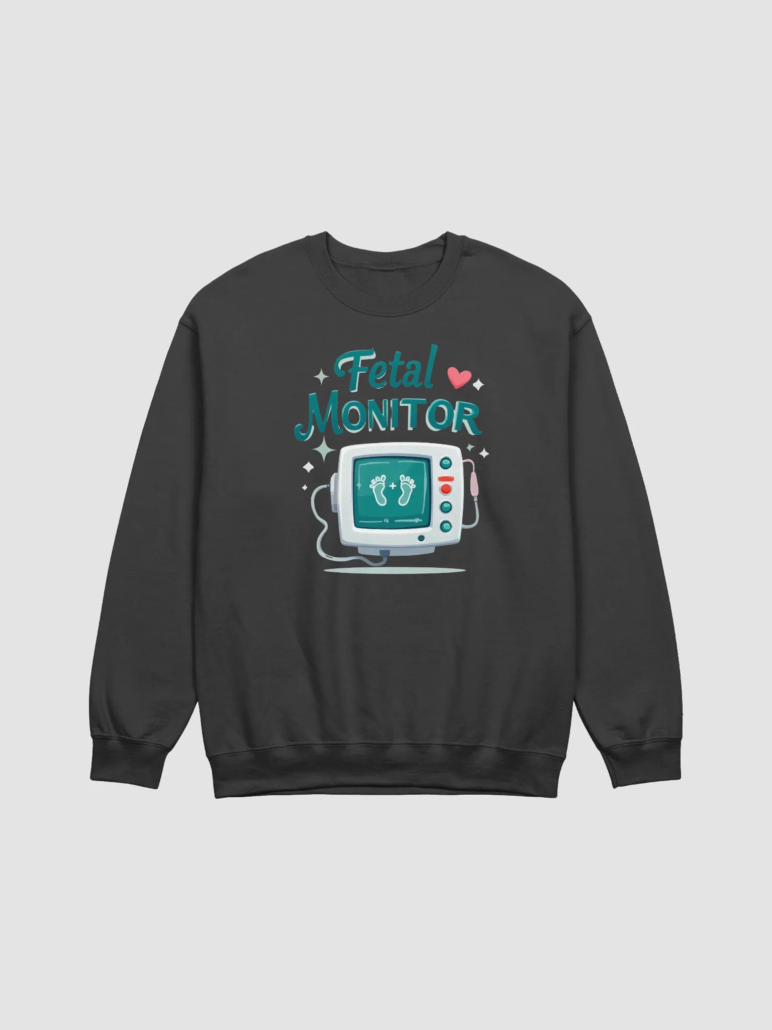 Heartbeat Monitor Footprint Sweatshirt product image (3)