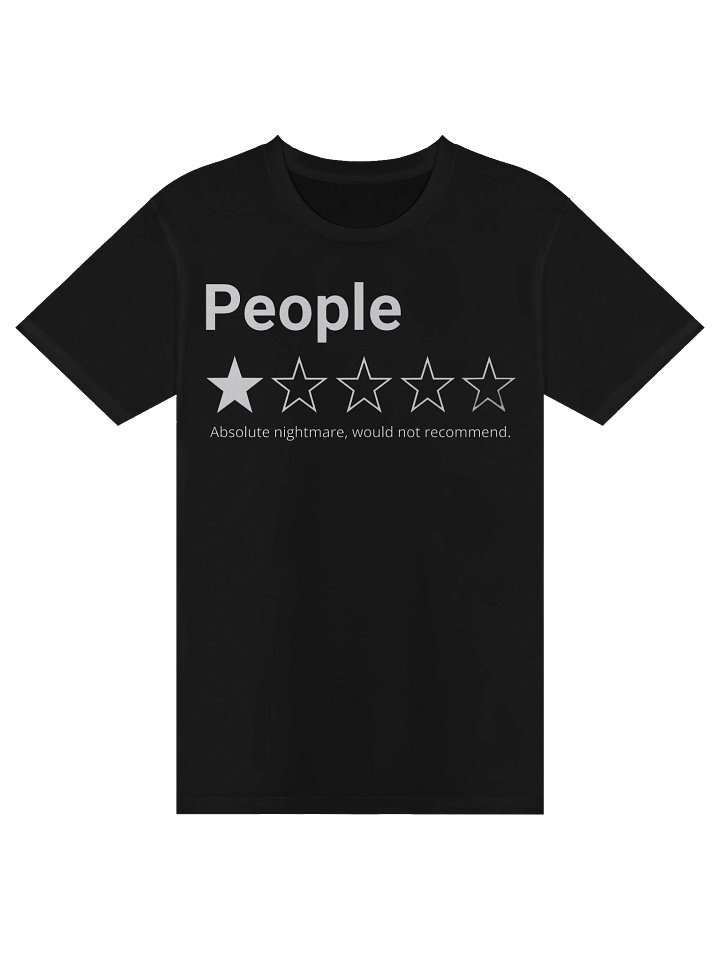 Unisex Premium T-Shirt Mock People Review Tee product image (1)