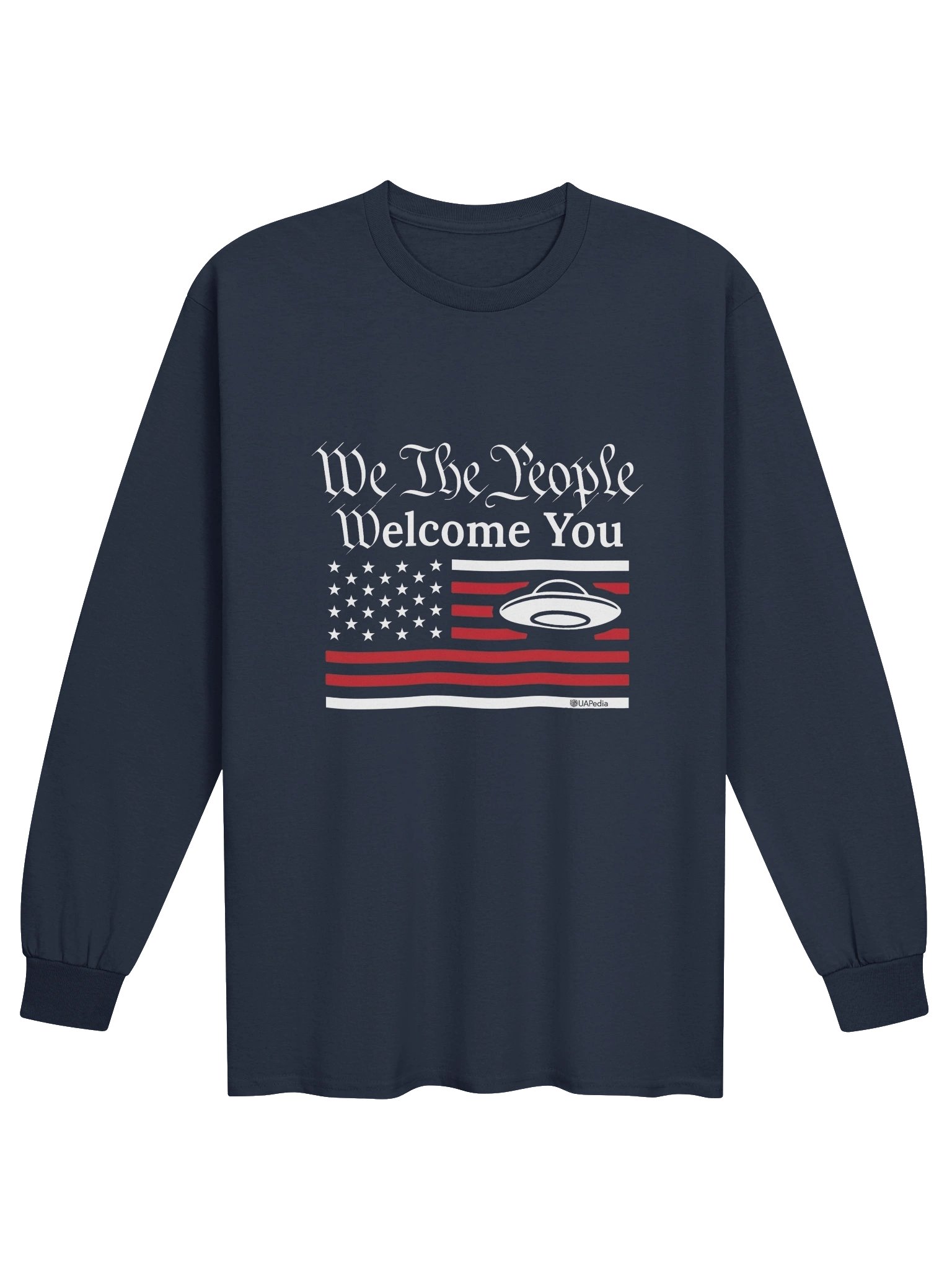 We The People Welcome You - Gildan Cotton Long Sleeve Tee product image (1)