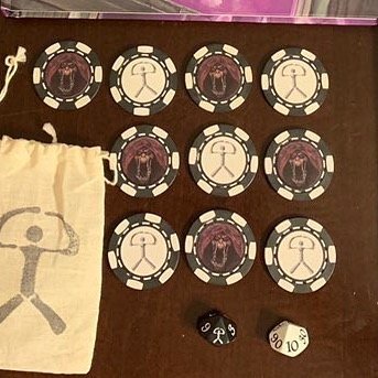 #firstPost here is a pic of the tokens we use on the show!