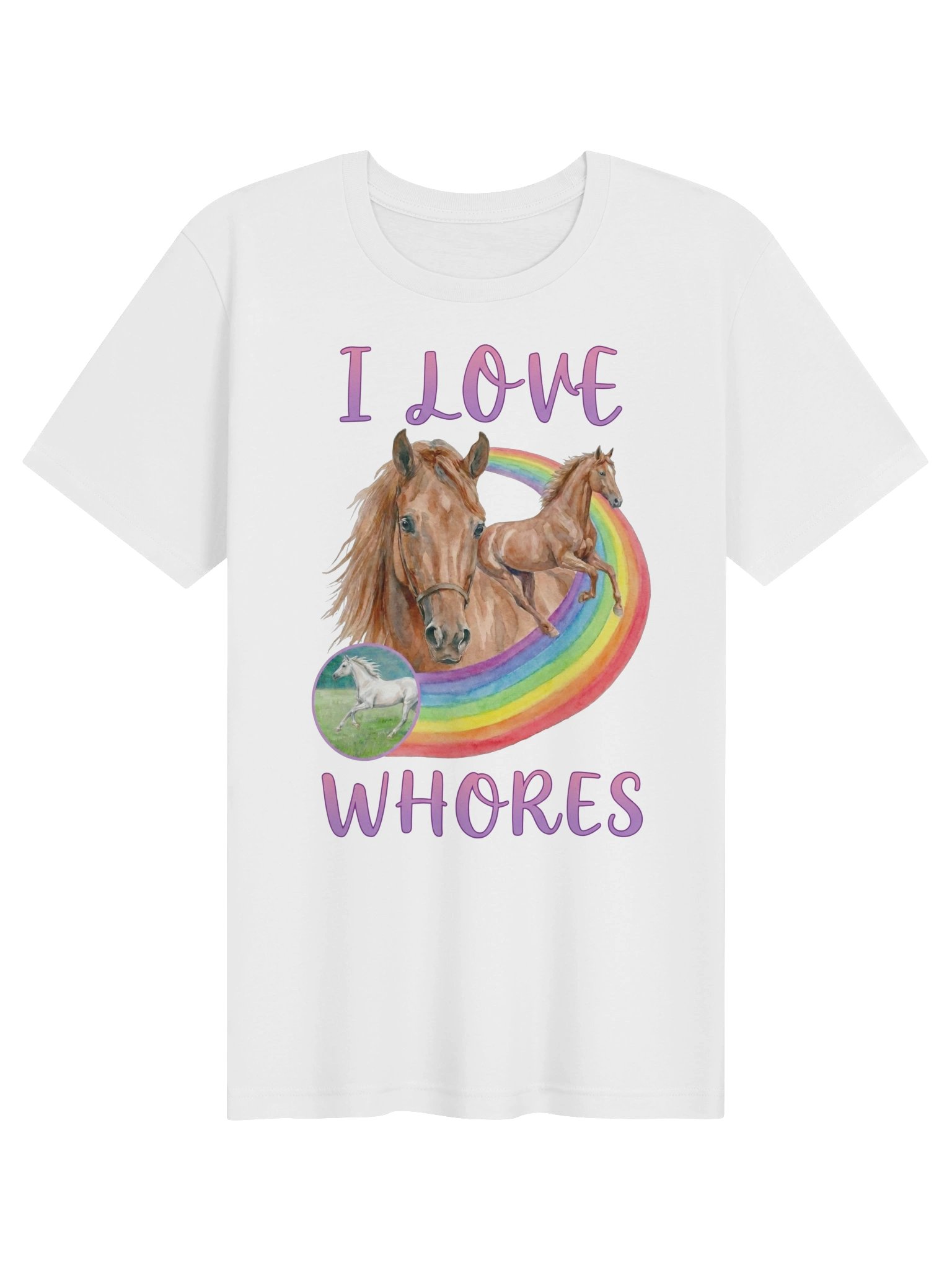 I love Whores tshirt product image (101)