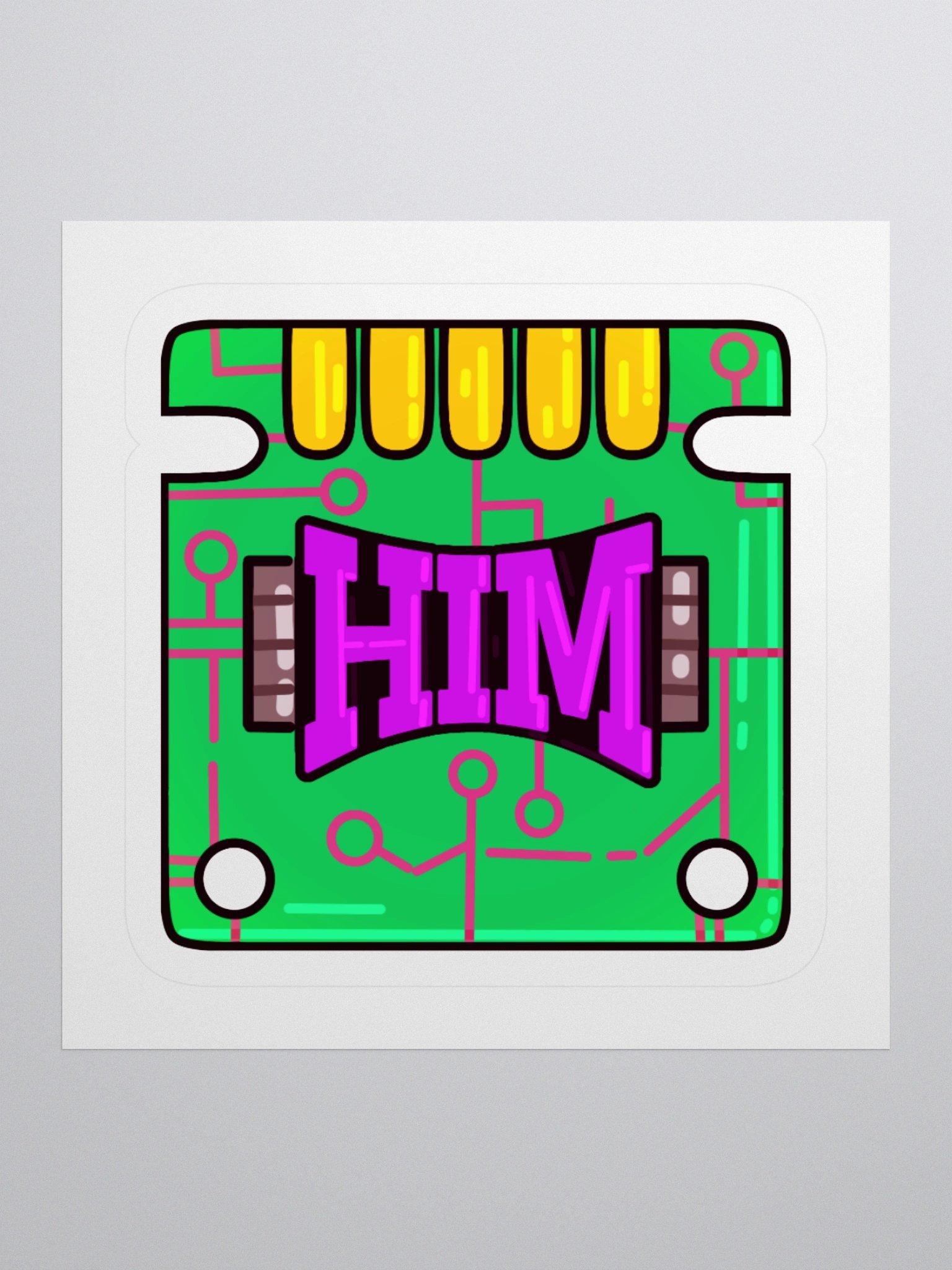 HIM 'Botman' Sticker product image (1)
