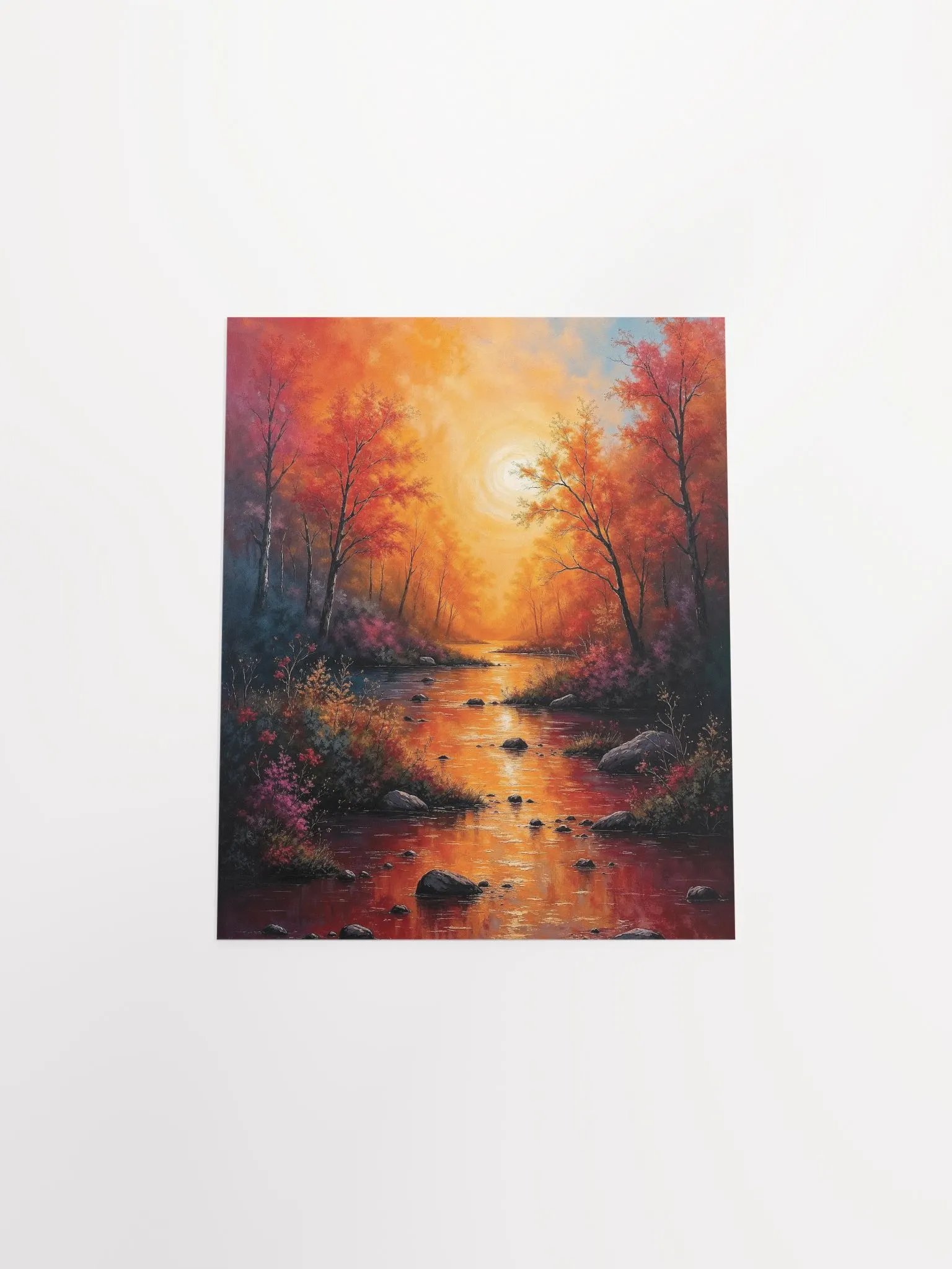 Golden Hour River Matte Poster product image (49)