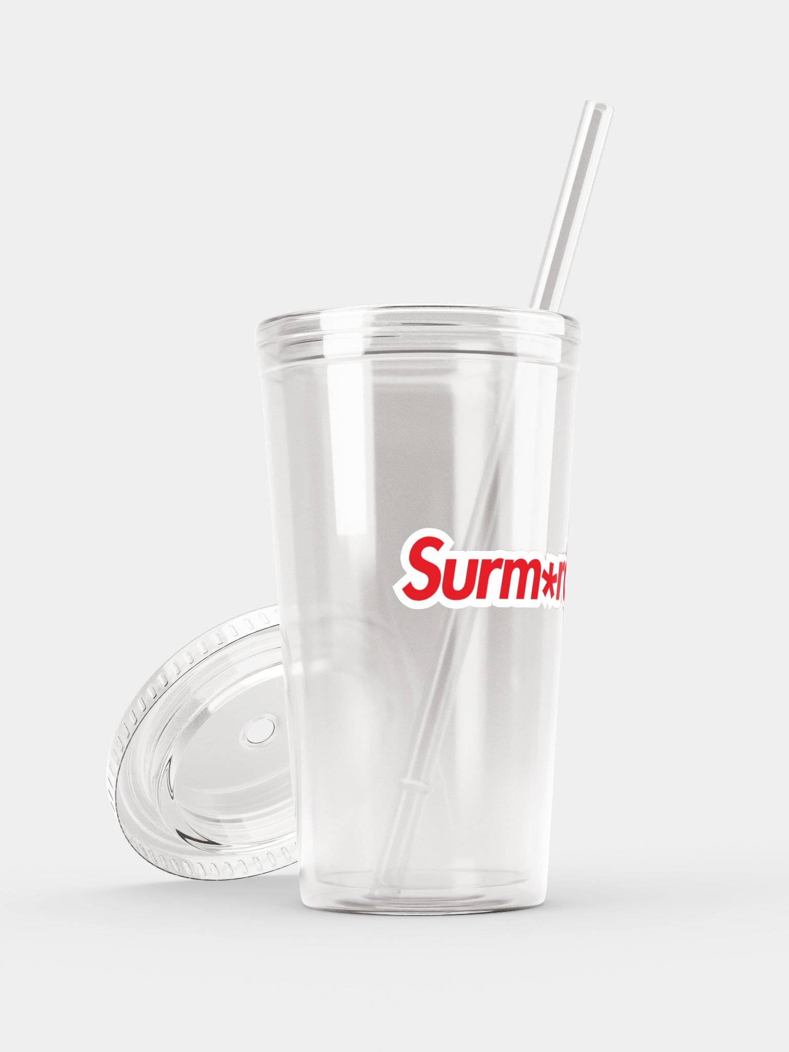 GOBELET TRANSPARENT "SURM*RDE" product image (7)