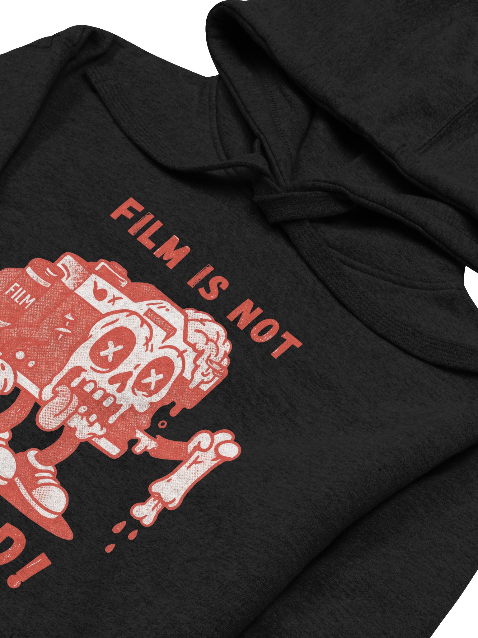 Undead 35mm Vintage Graphic Hoodie (Black) product image (3)