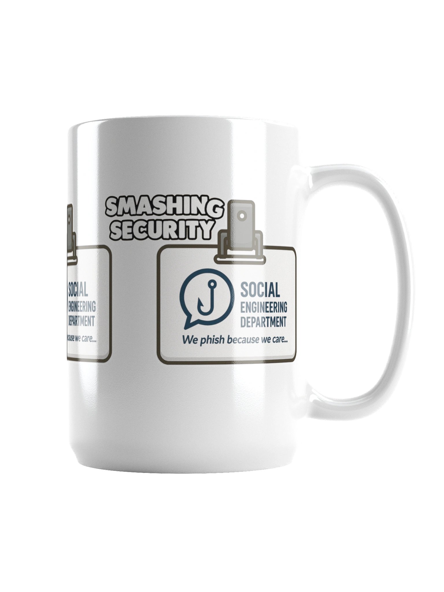 Smashing Security social engineering department mug product image (2)