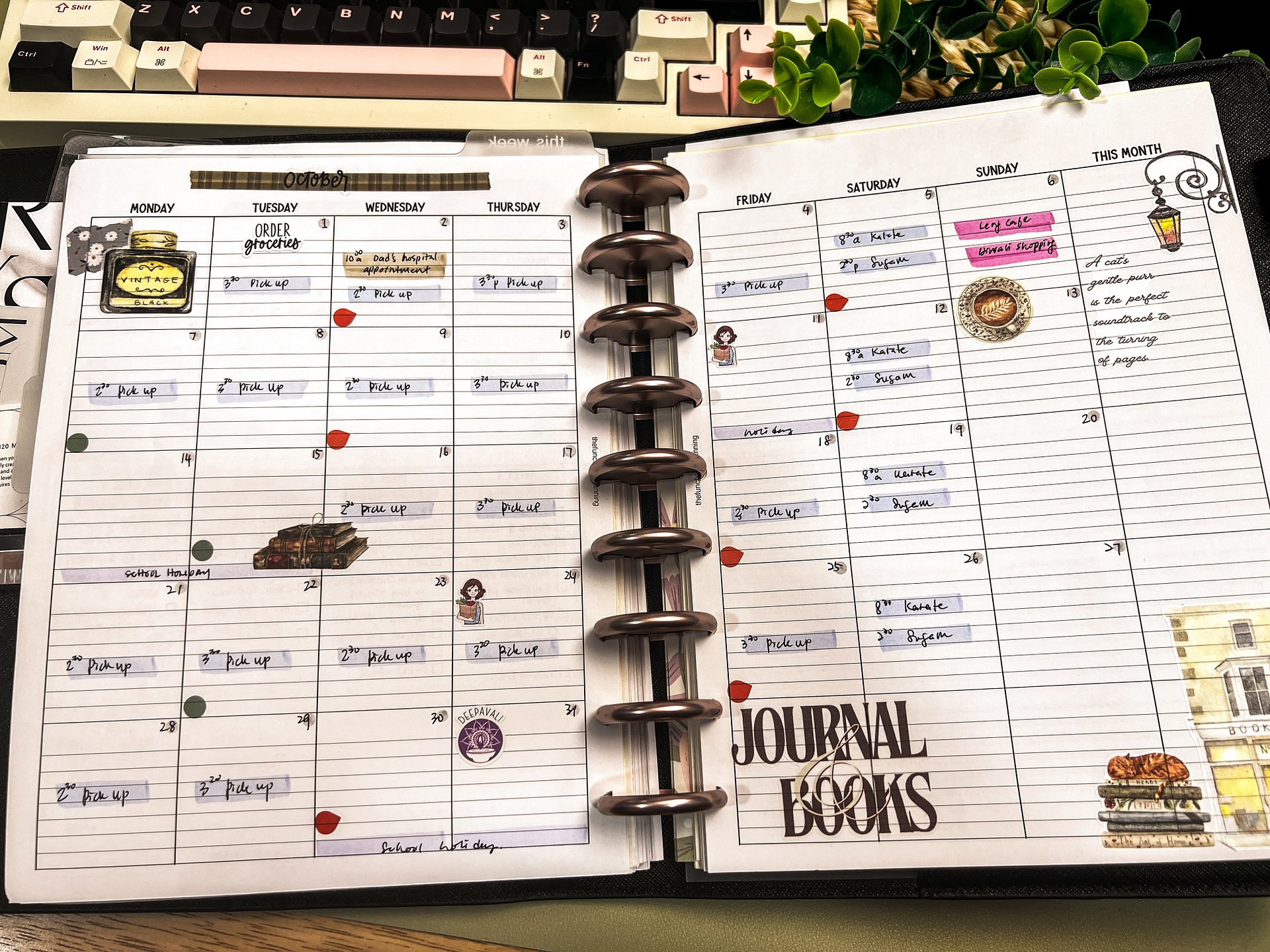 Undated Monthly Calendar - Letter size product image (3)