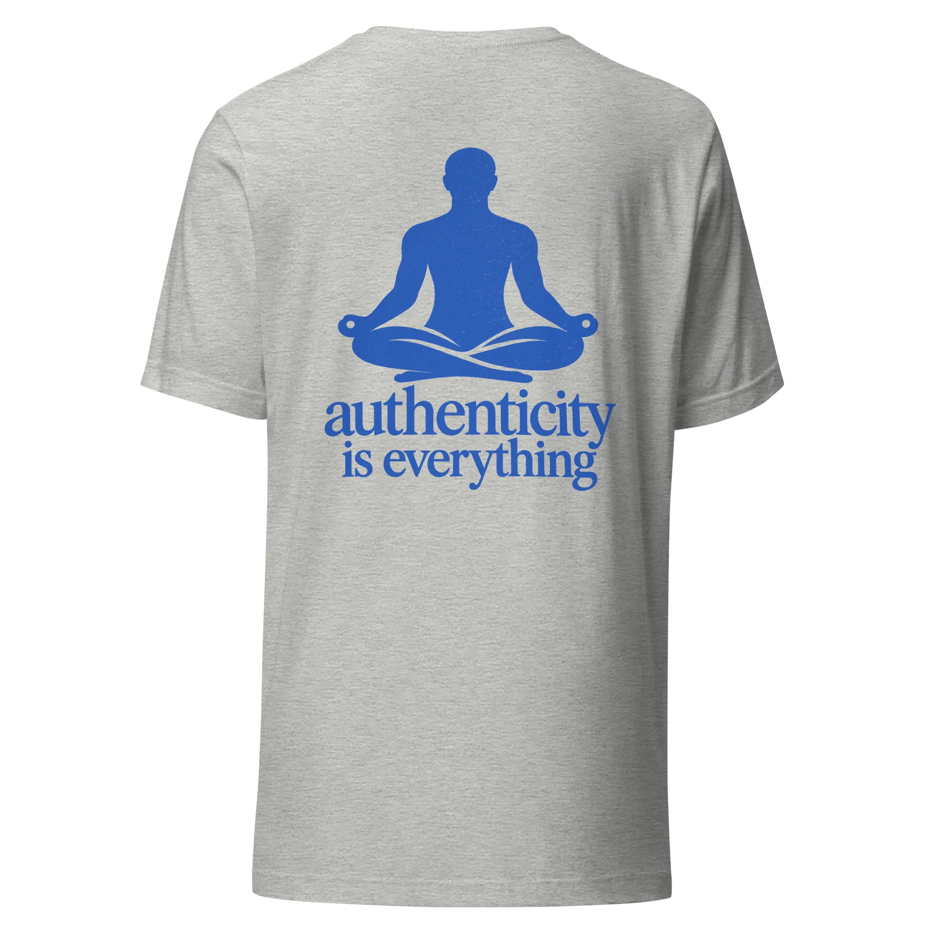 Authenticity Meditation logo tshirt product image (5)